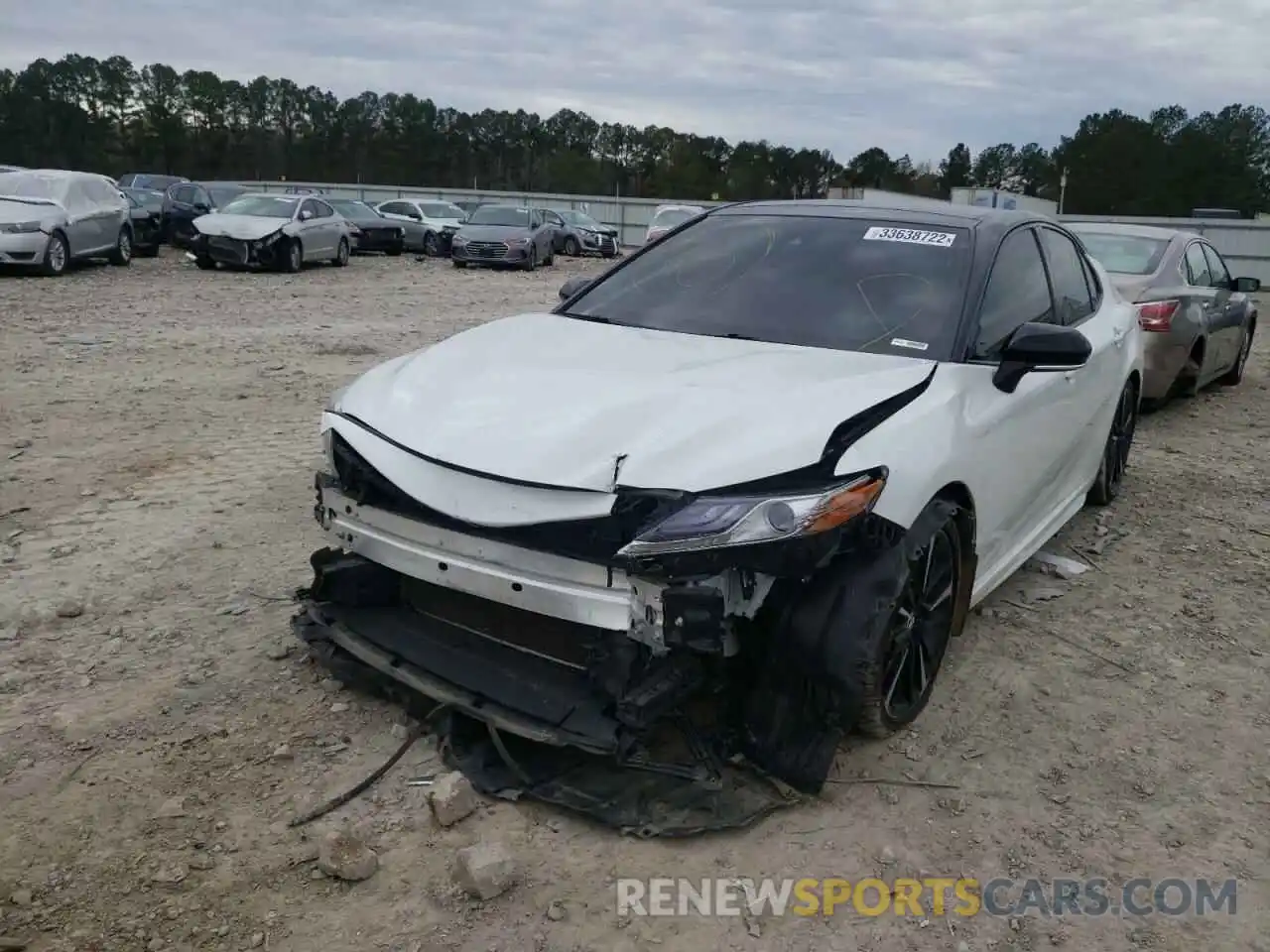 2 Photograph of a damaged car 4T1B61HK1KU201304 TOYOTA CAMRY 2019