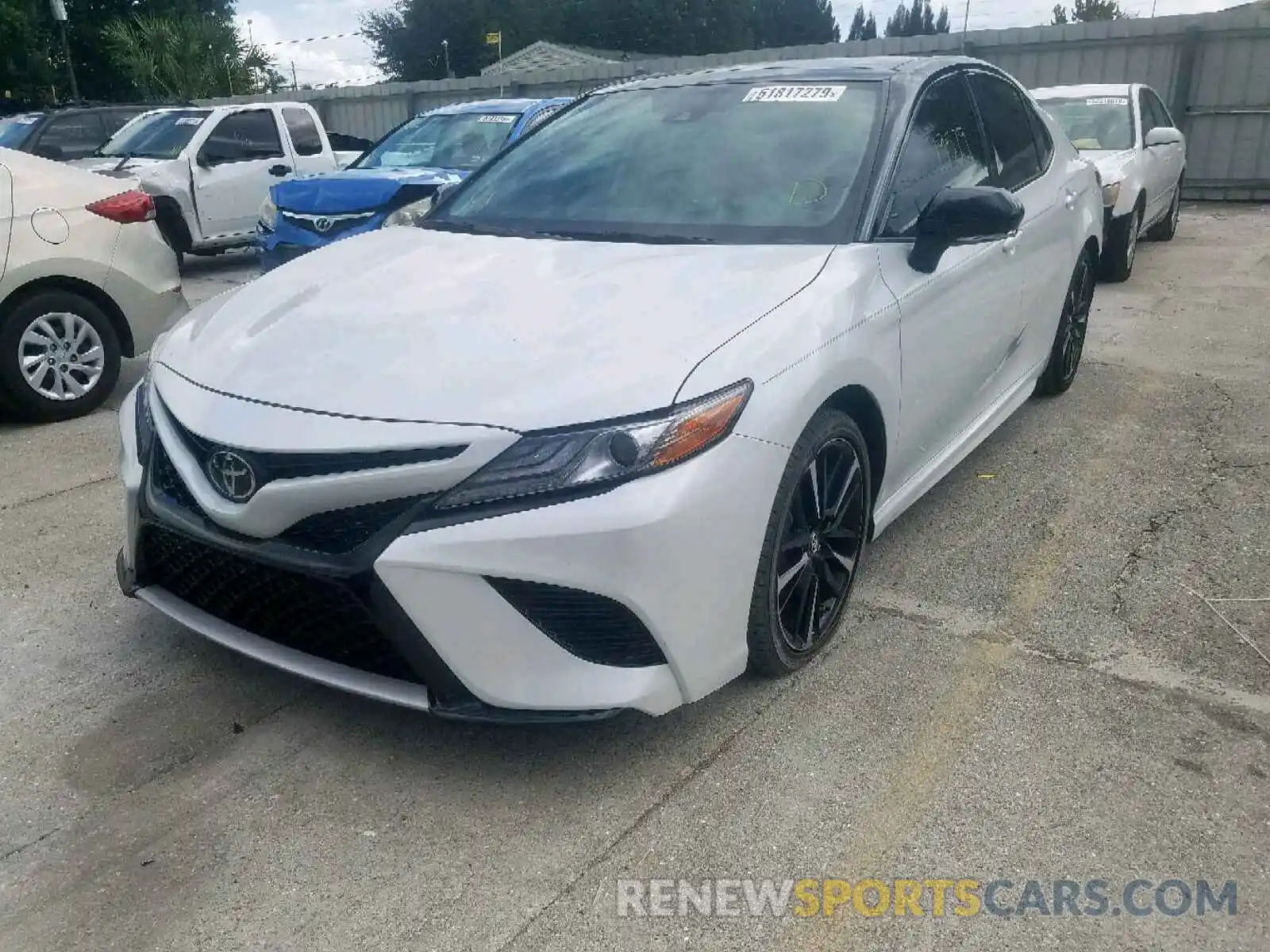 2 Photograph of a damaged car 4T1B61HK1KU201755 TOYOTA CAMRY 2019