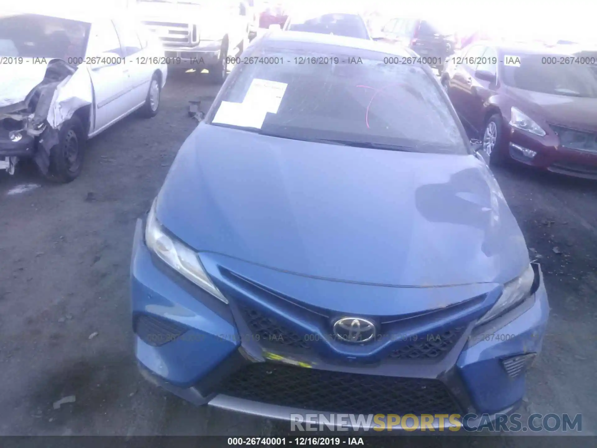 6 Photograph of a damaged car 4T1B61HK1KU207507 TOYOTA CAMRY 2019