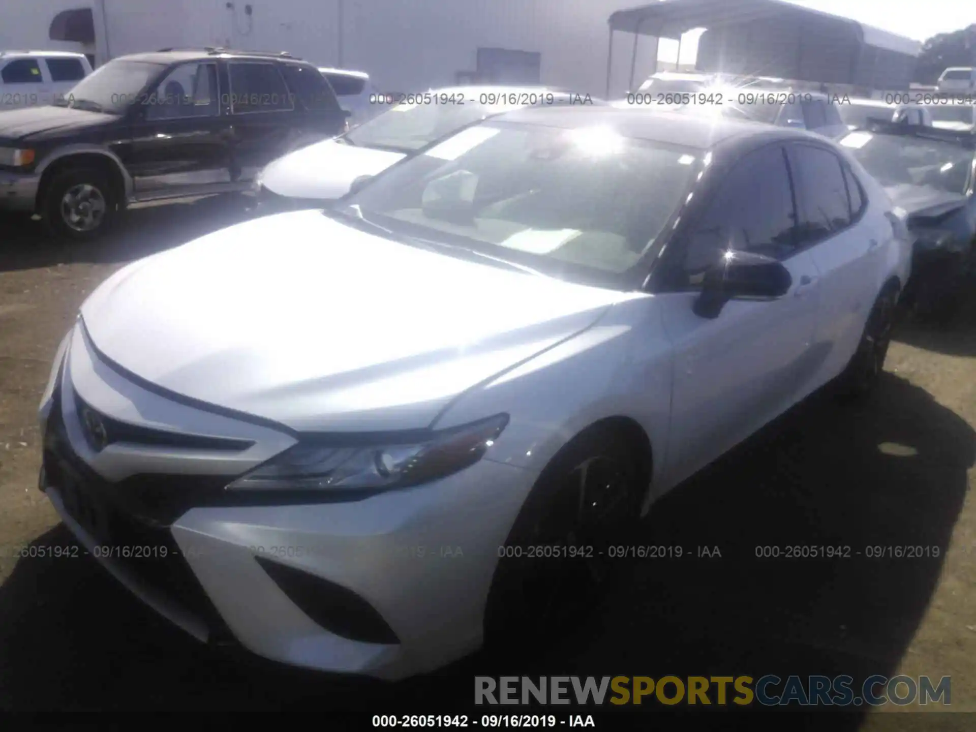 2 Photograph of a damaged car 4T1B61HK1KU217678 TOYOTA CAMRY 2019