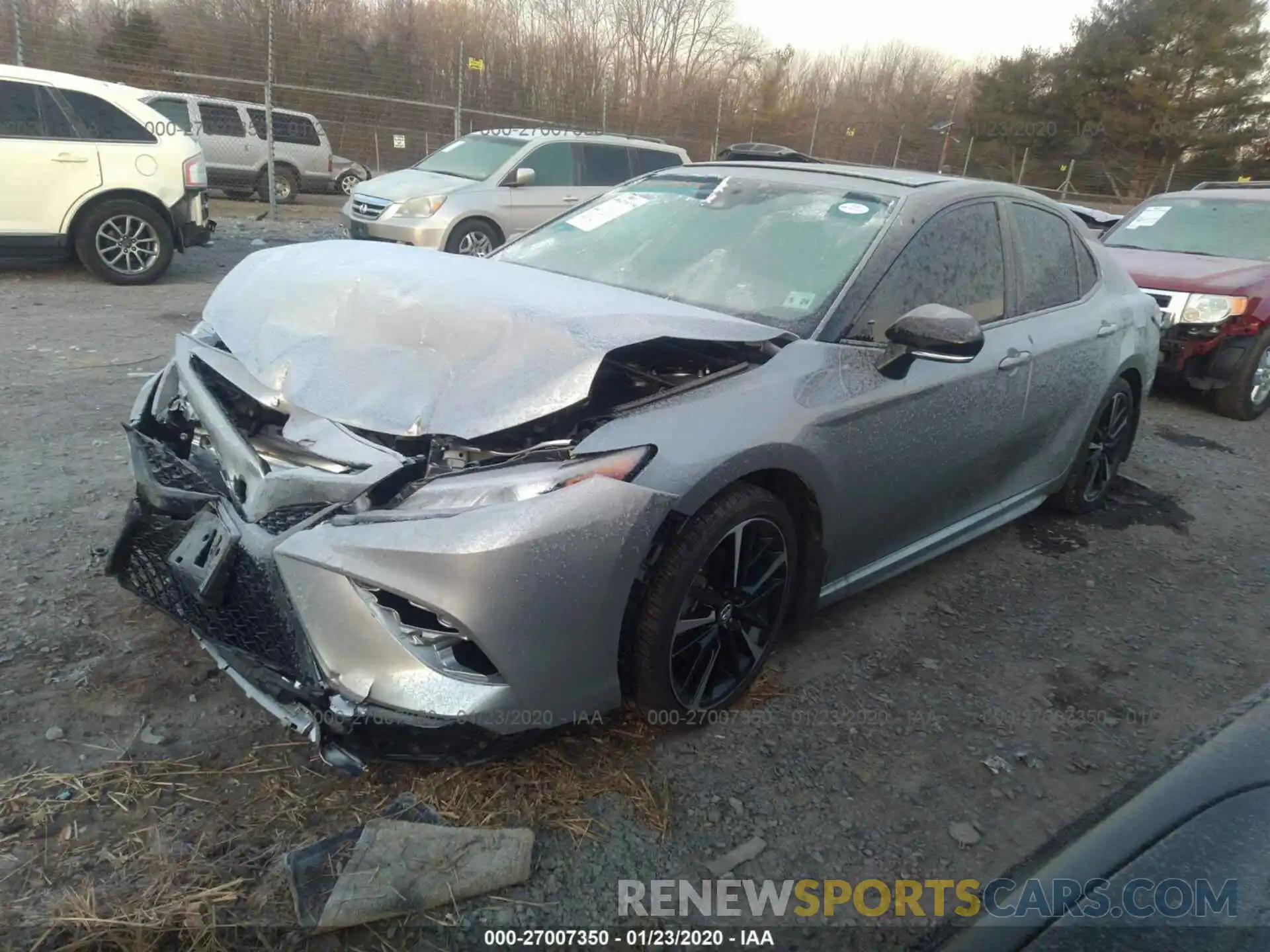 2 Photograph of a damaged car 4T1B61HK1KU240233 TOYOTA CAMRY 2019