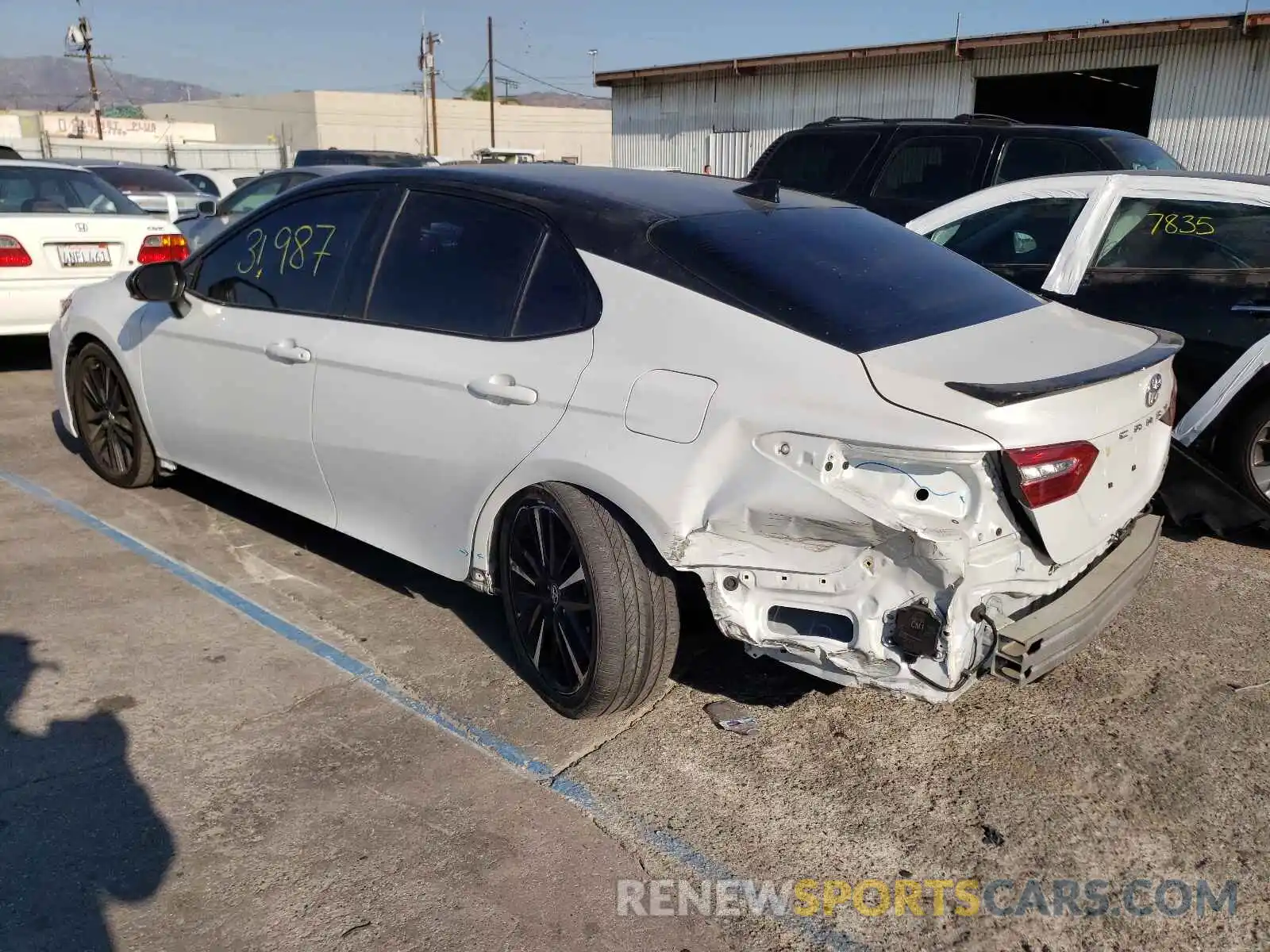 3 Photograph of a damaged car 4T1B61HK1KU242466 TOYOTA CAMRY 2019