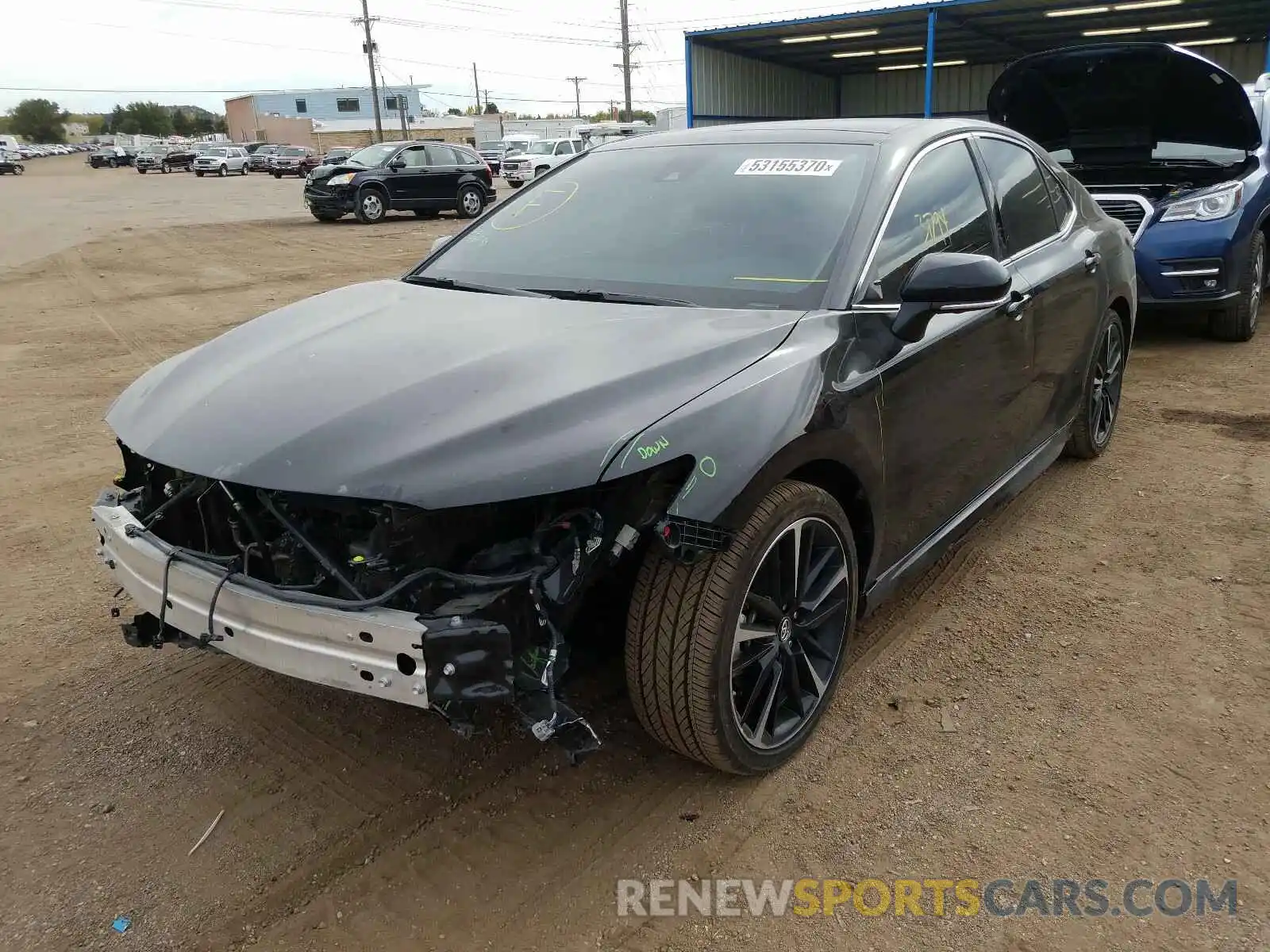 2 Photograph of a damaged car 4T1B61HK1KU254455 TOYOTA CAMRY 2019