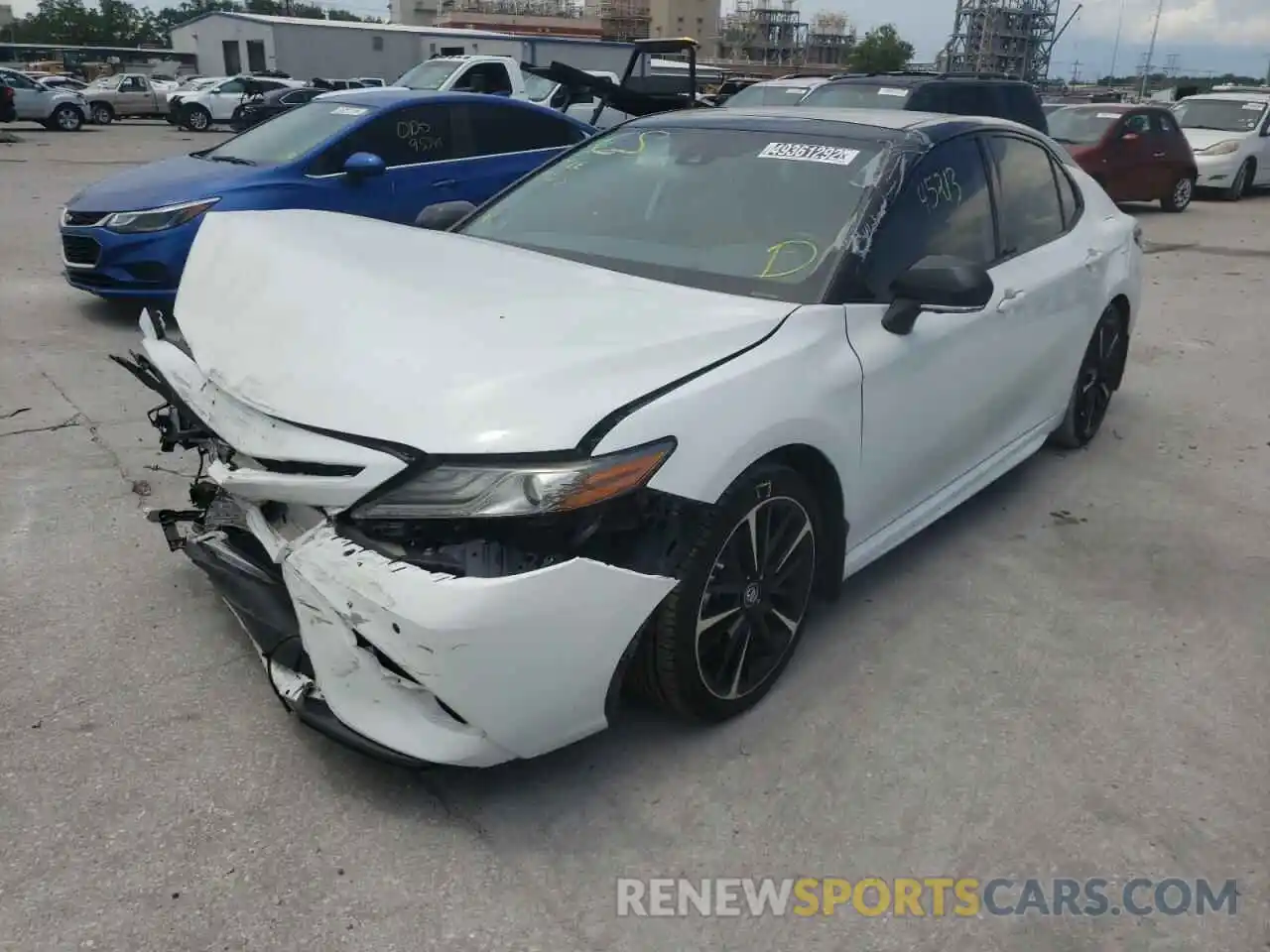 2 Photograph of a damaged car 4T1B61HK1KU265505 TOYOTA CAMRY 2019