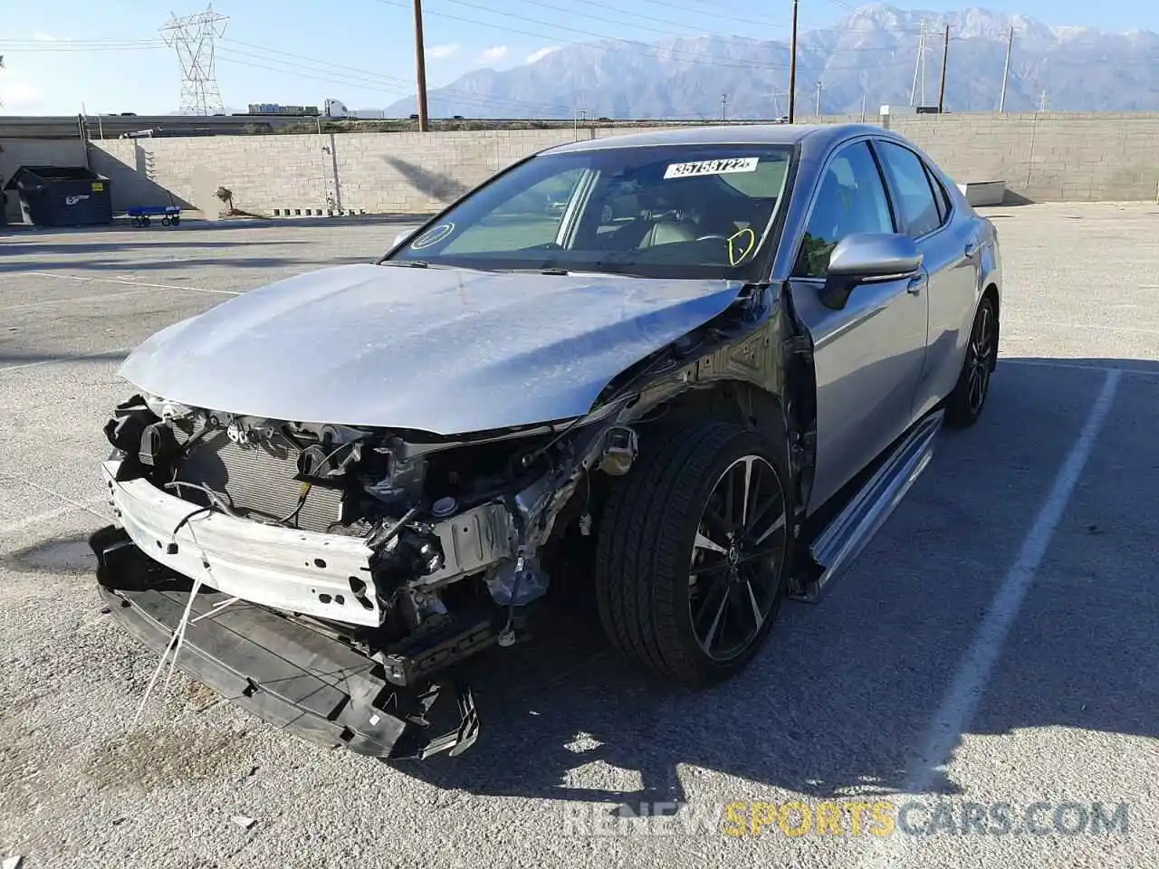 2 Photograph of a damaged car 4T1B61HK1KU266282 TOYOTA CAMRY 2019