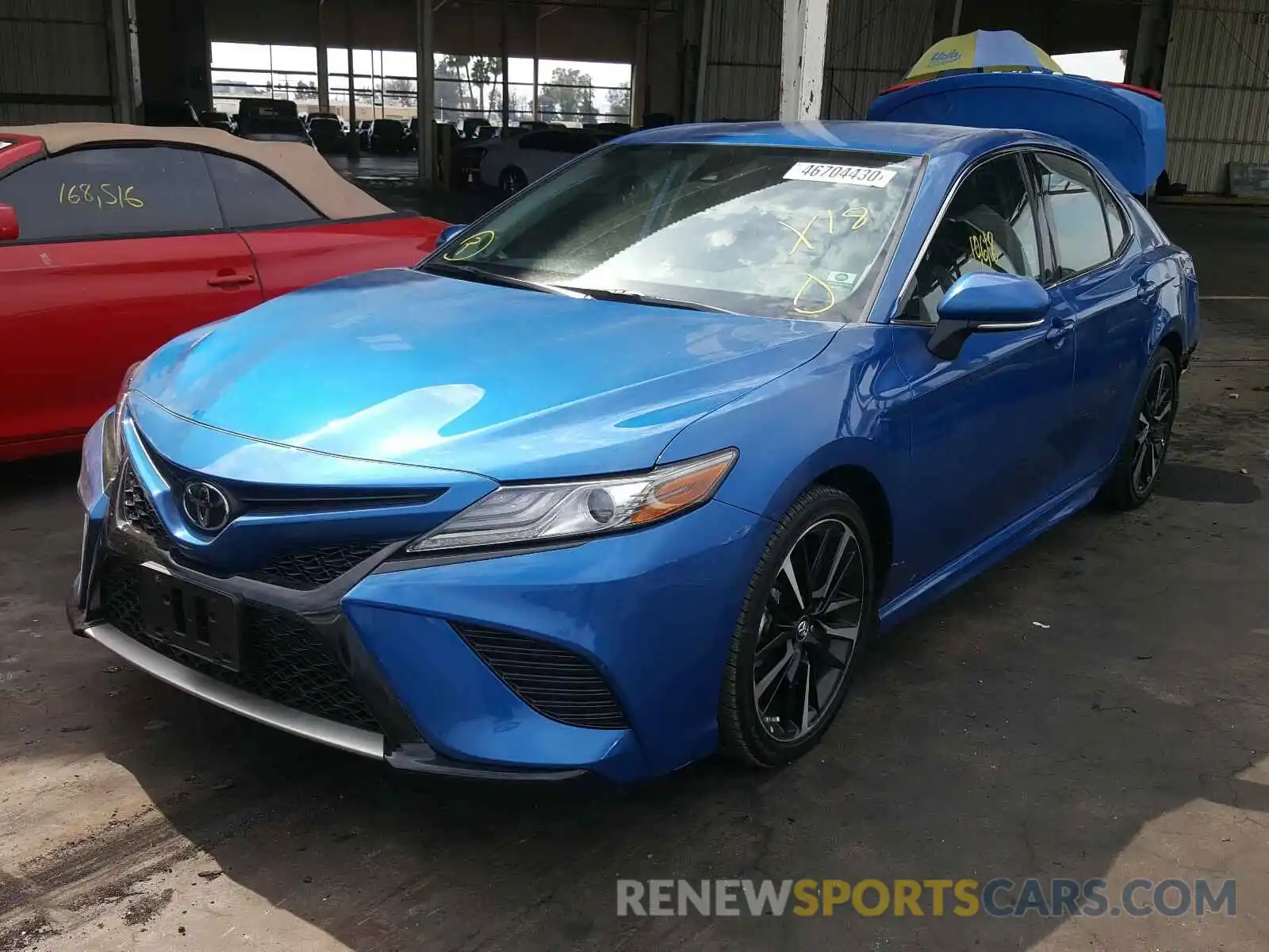 2 Photograph of a damaged car 4T1B61HK1KU287164 TOYOTA CAMRY 2019