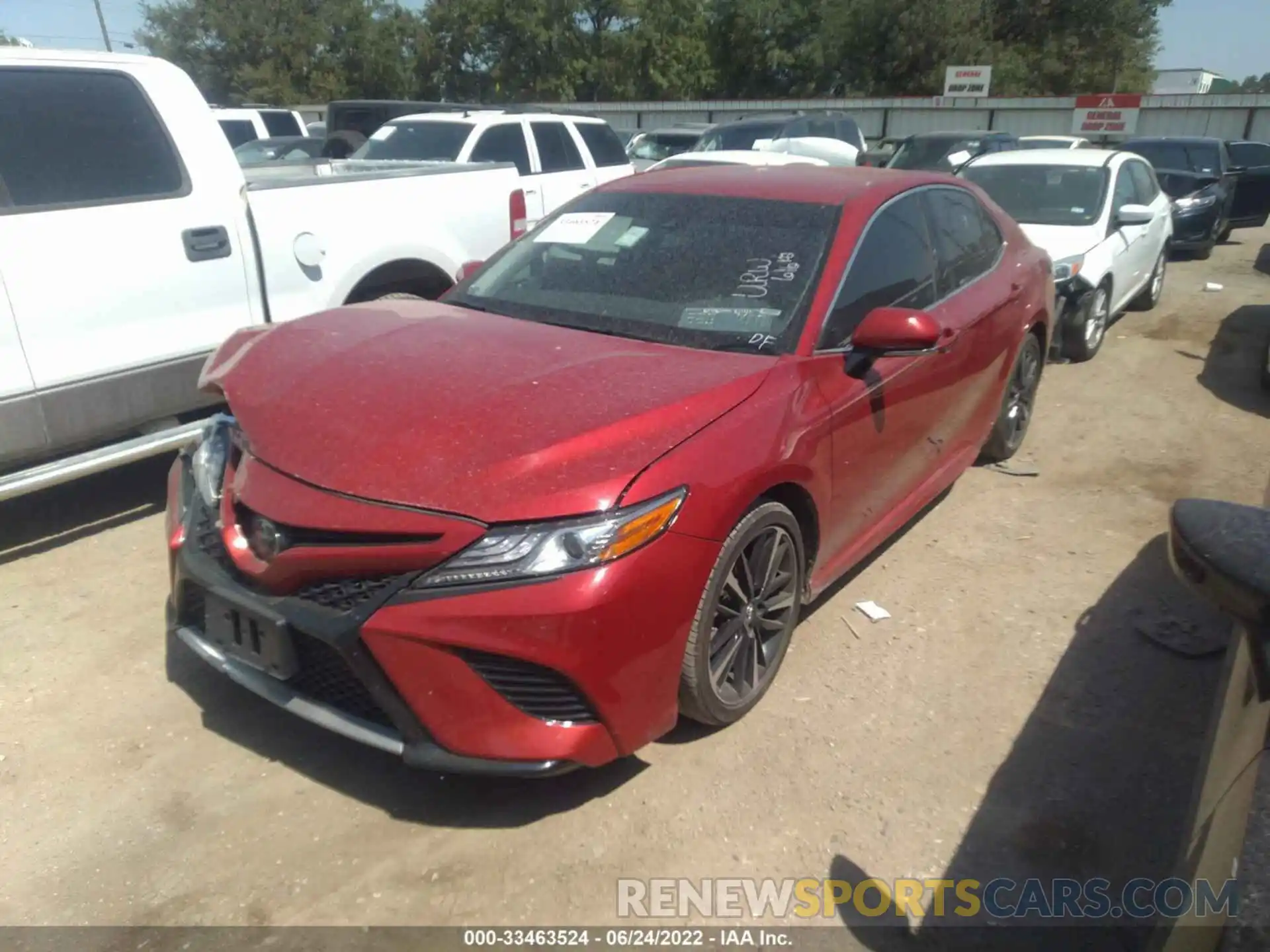 2 Photograph of a damaged car 4T1B61HK1KU294406 TOYOTA CAMRY 2019