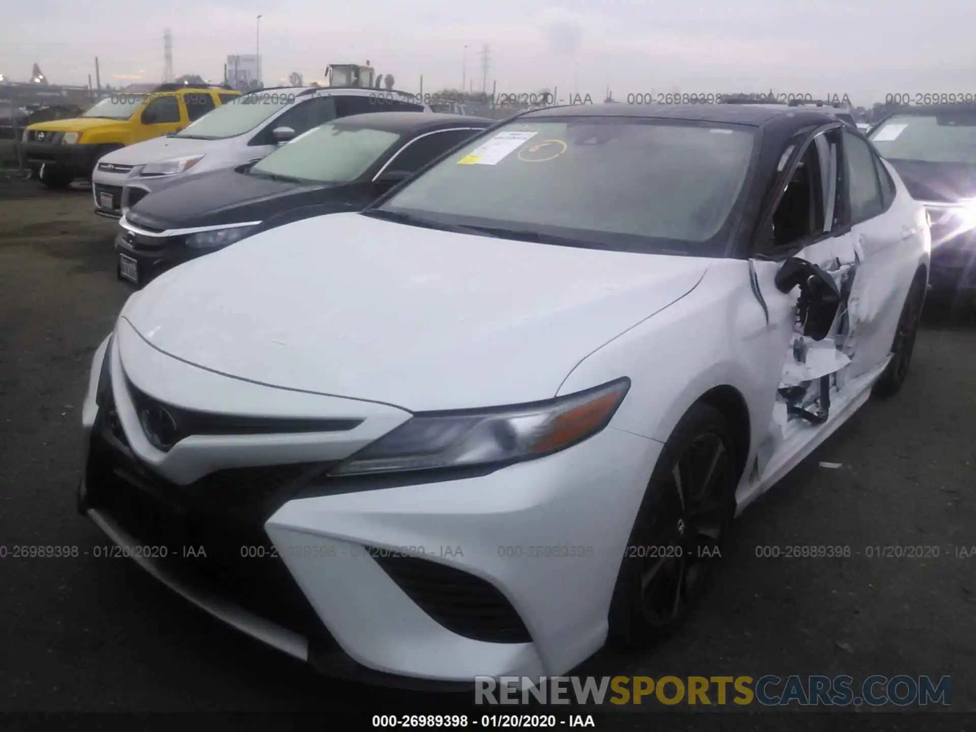 2 Photograph of a damaged car 4T1B61HK1KU297306 TOYOTA CAMRY 2019