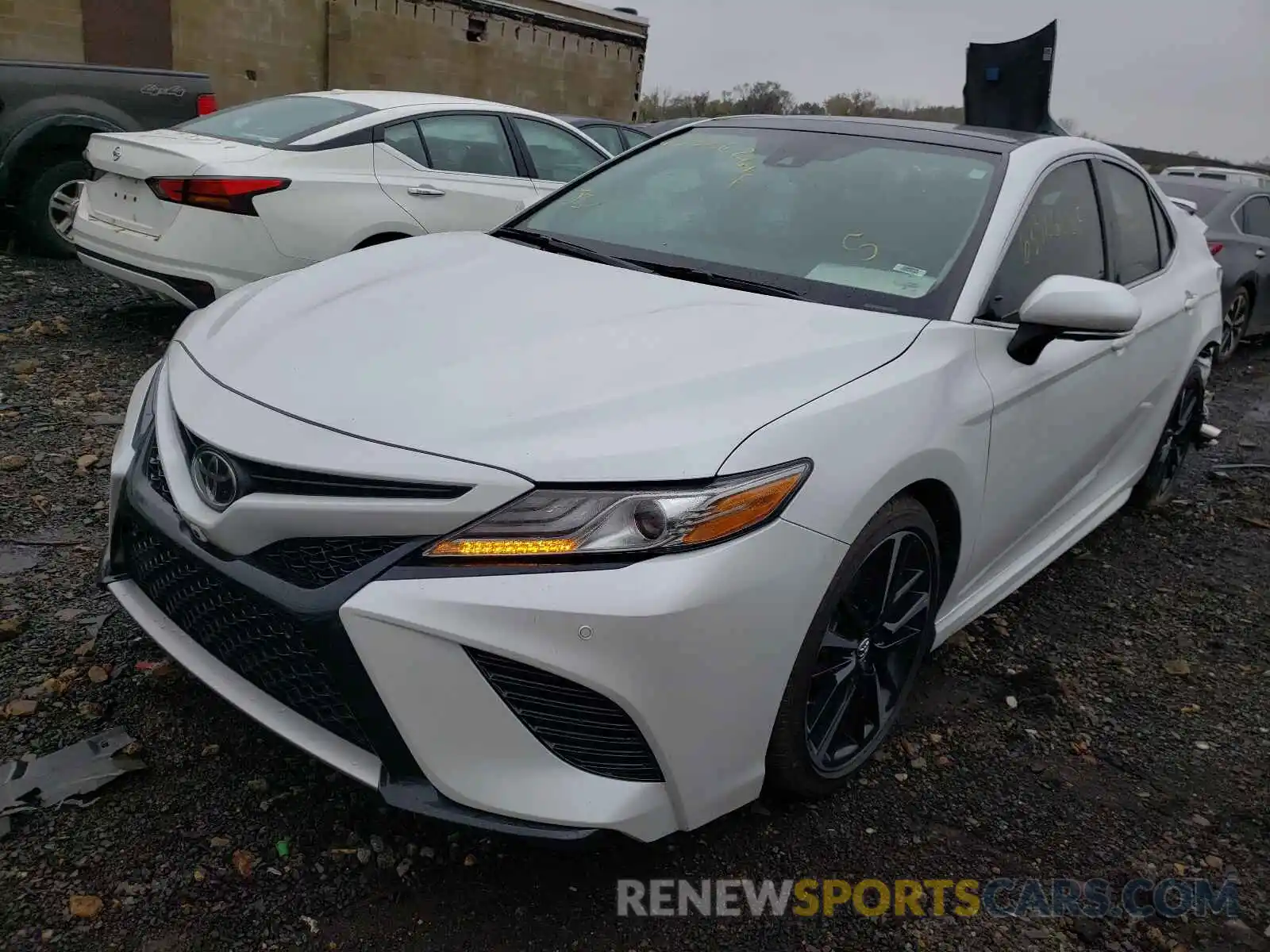 2 Photograph of a damaged car 4T1B61HK1KU697933 TOYOTA CAMRY 2019