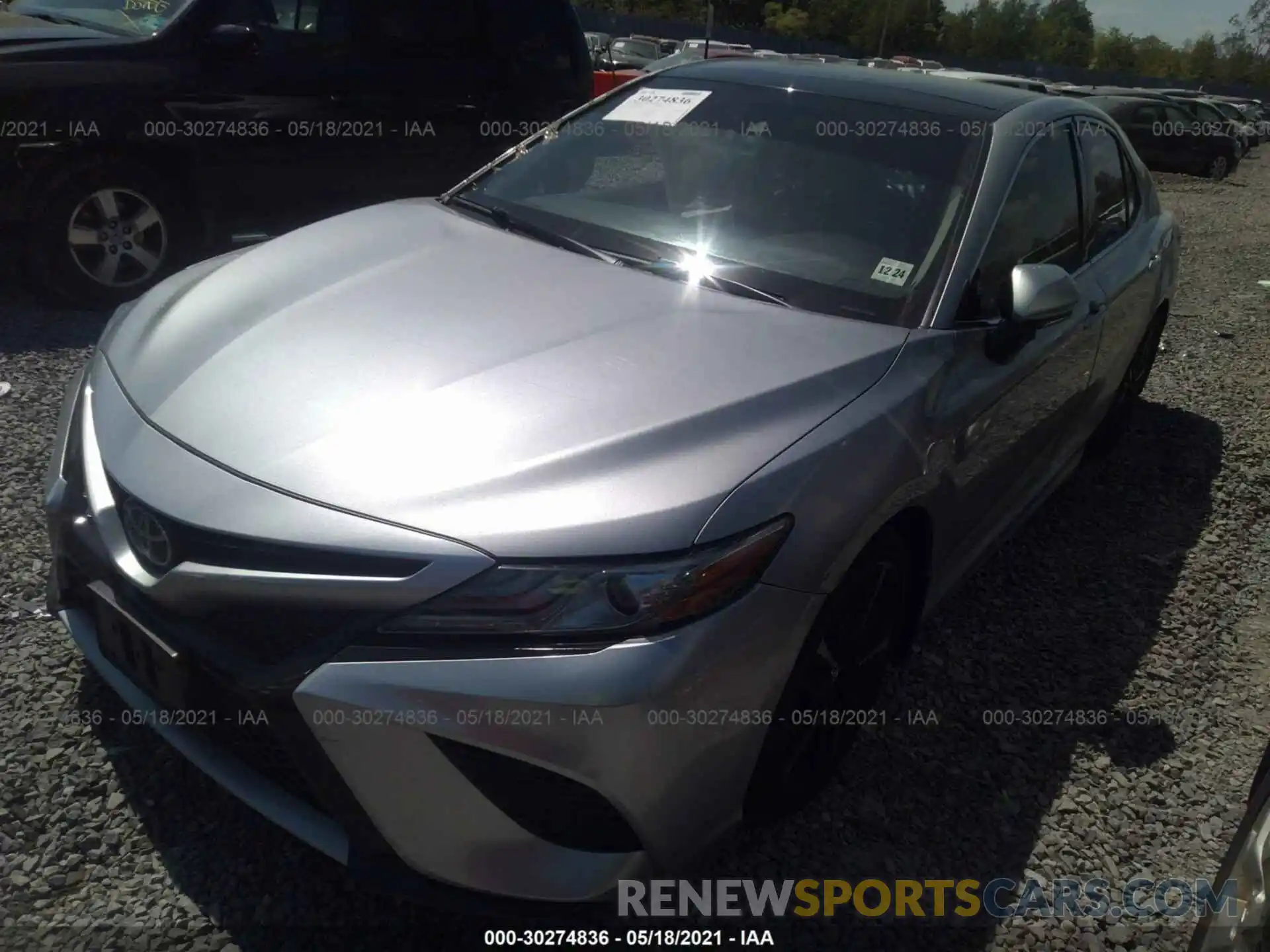 2 Photograph of a damaged car 4T1B61HK1KU703388 TOYOTA CAMRY 2019