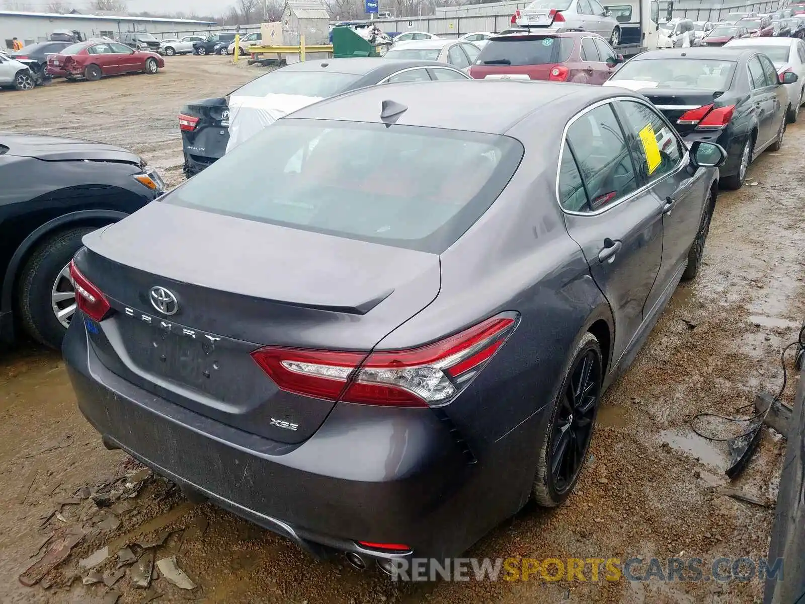 4 Photograph of a damaged car 4T1B61HK1KU708977 TOYOTA CAMRY 2019