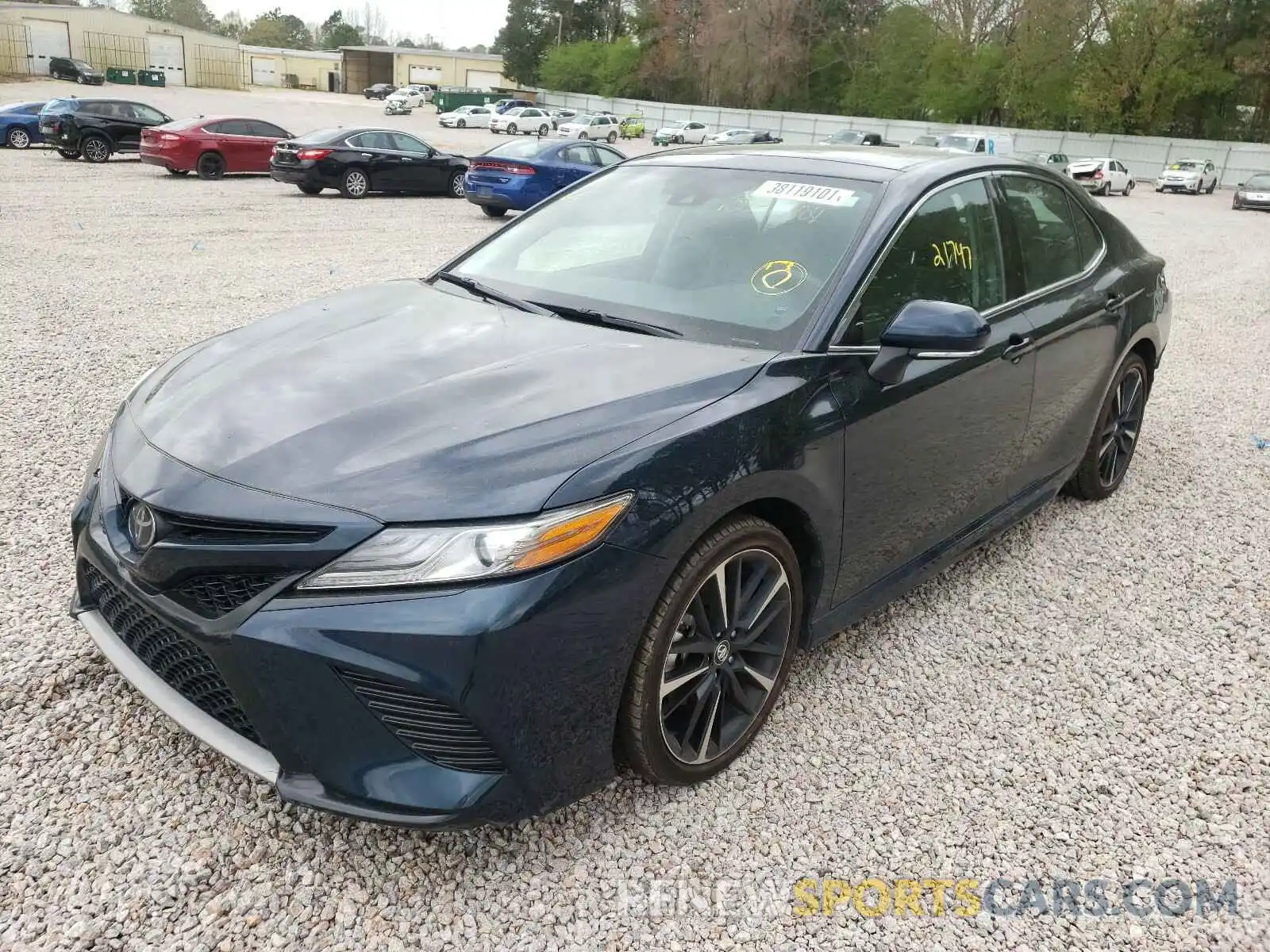 2 Photograph of a damaged car 4T1B61HK1KU737542 TOYOTA CAMRY 2019