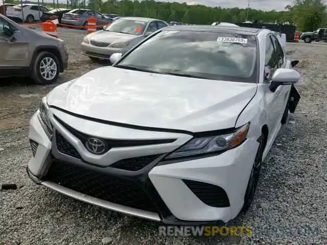 2 Photograph of a damaged car 4T1B61HK1KU744152 TOYOTA CAMRY 2019