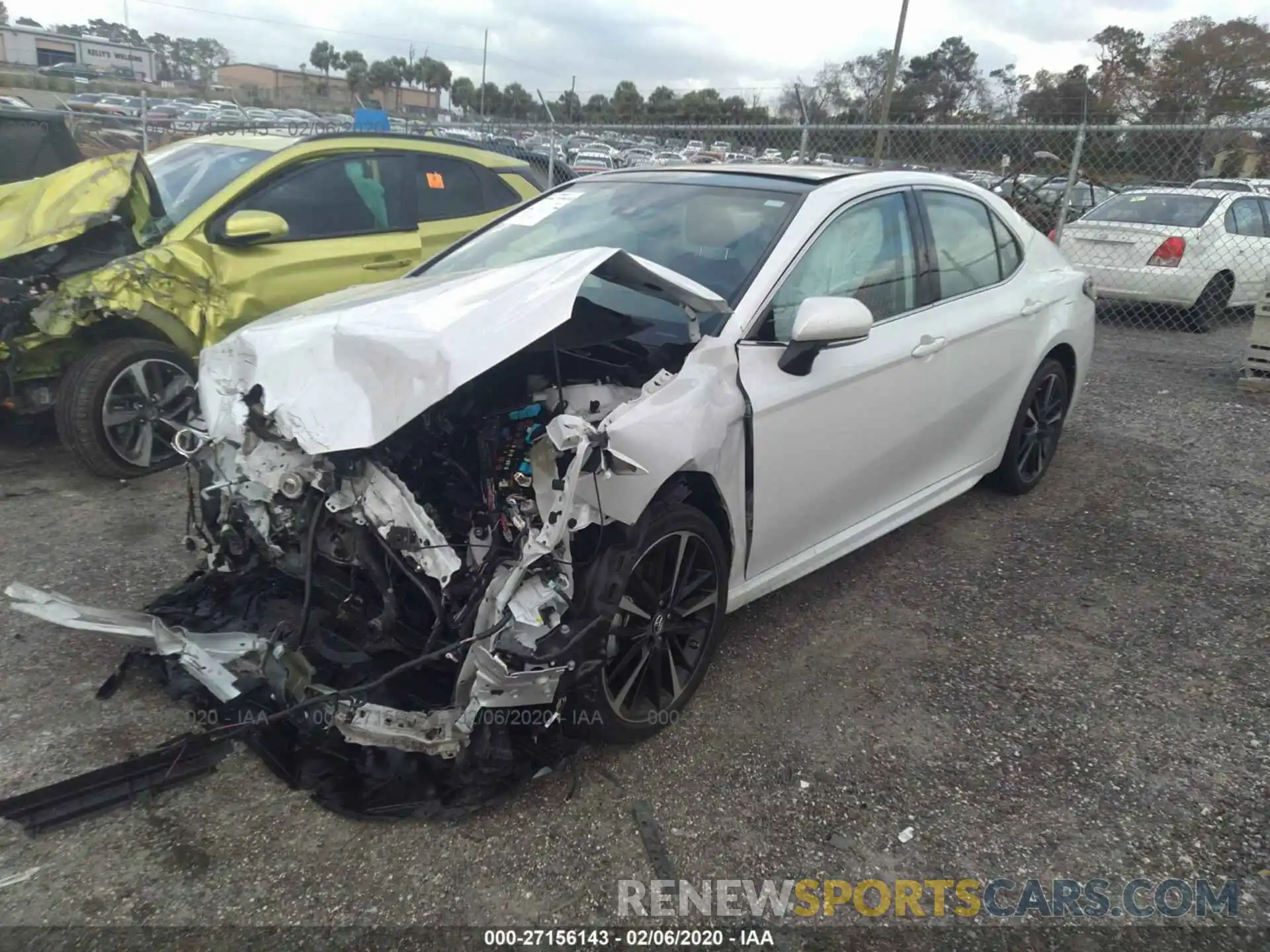 2 Photograph of a damaged car 4T1B61HK1KU745625 TOYOTA CAMRY 2019