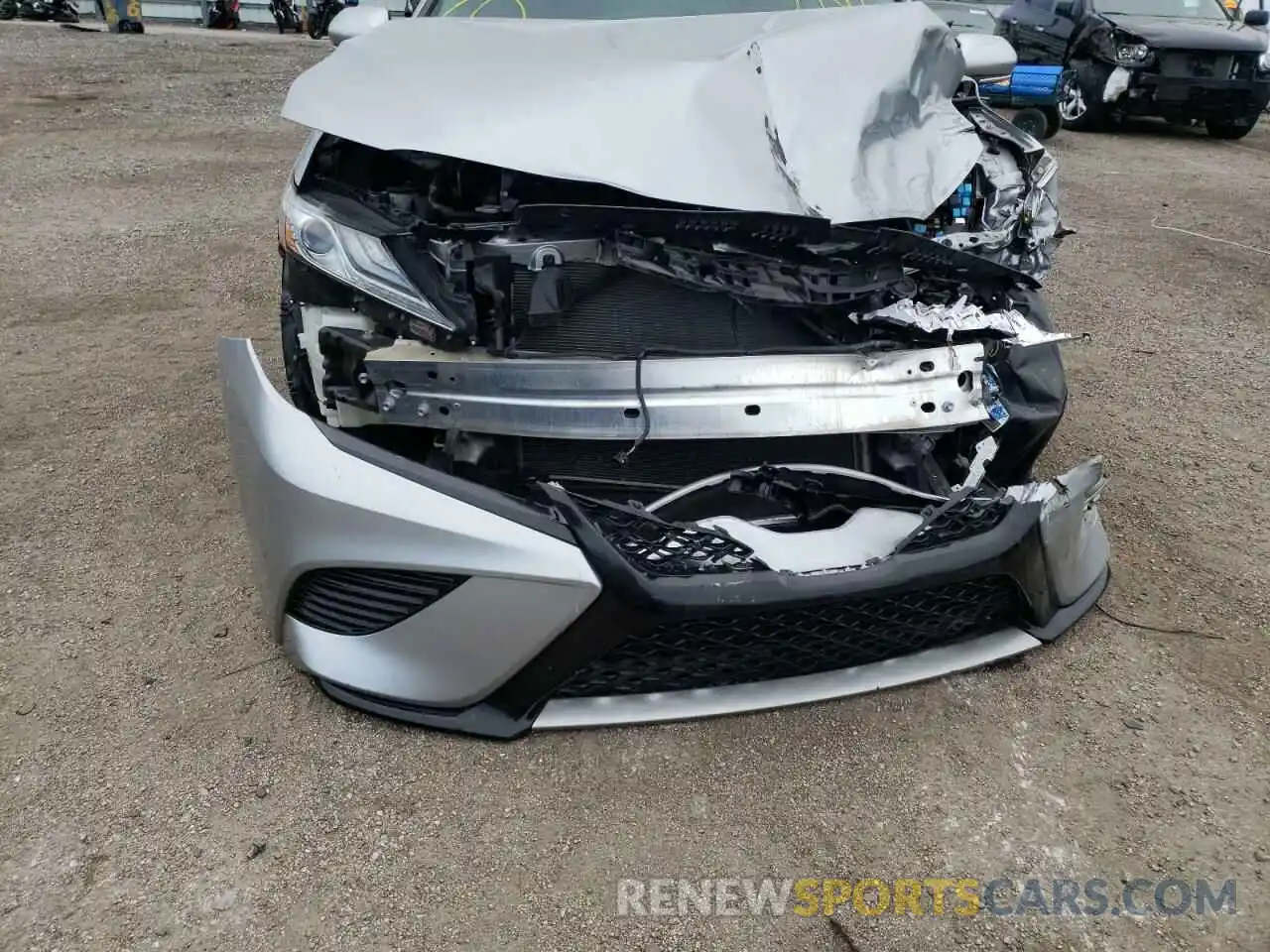 9 Photograph of a damaged car 4T1B61HK1KU765891 TOYOTA CAMRY 2019