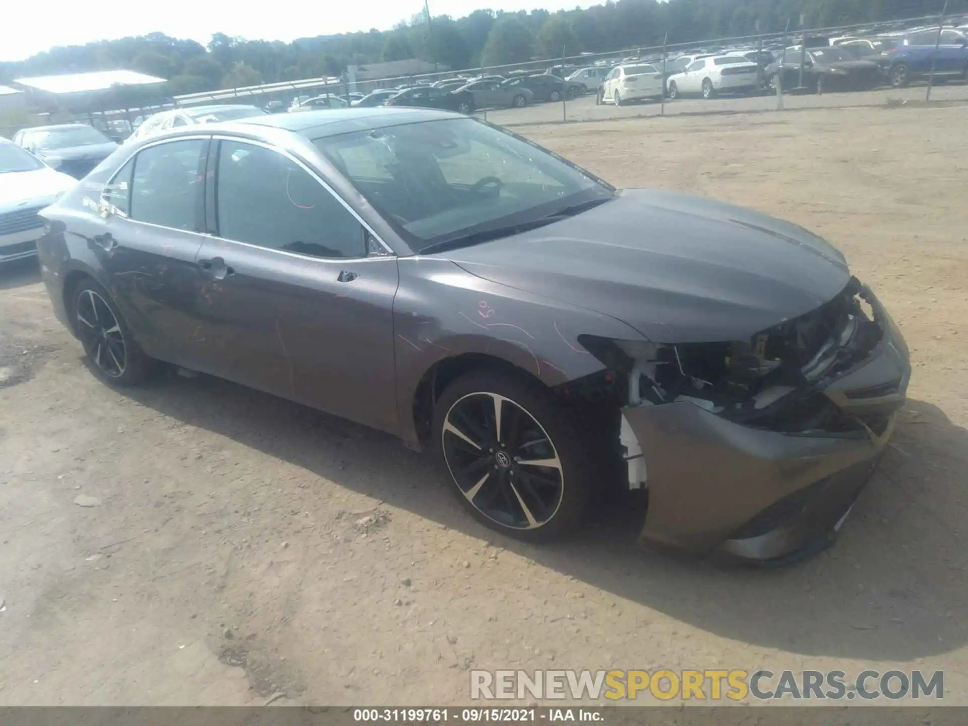 1 Photograph of a damaged car 4T1B61HK1KU772632 TOYOTA CAMRY 2019