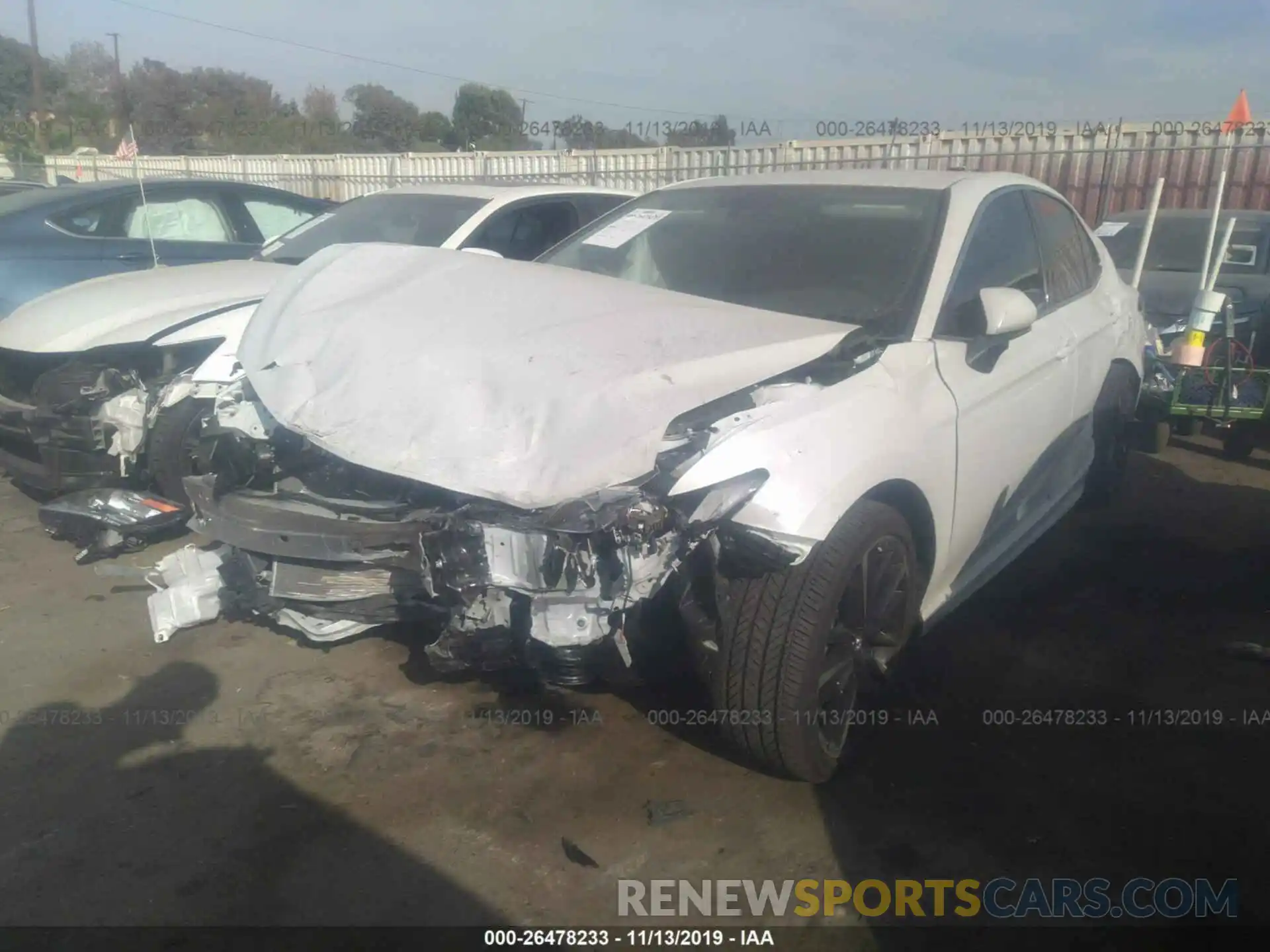 2 Photograph of a damaged car 4T1B61HK1KU782531 TOYOTA CAMRY 2019