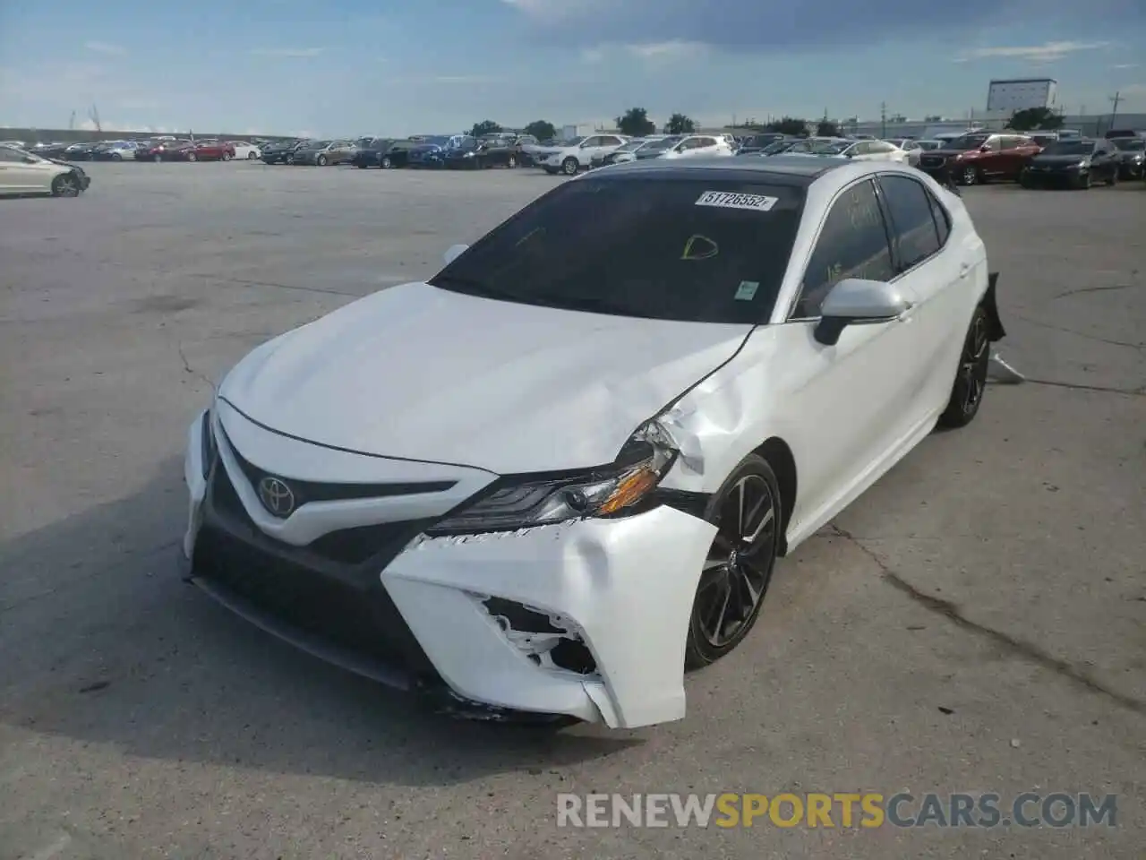 2 Photograph of a damaged car 4T1B61HK1KU788510 TOYOTA CAMRY 2019