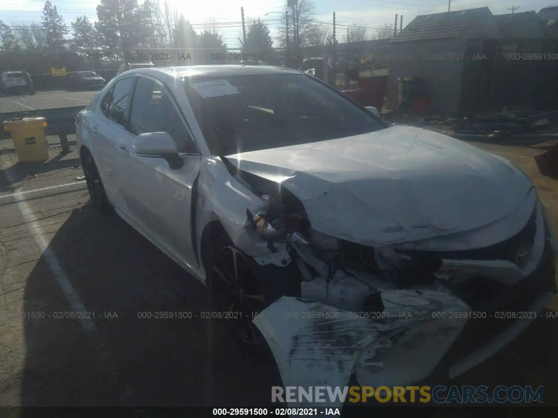 1 Photograph of a damaged car 4T1B61HK1KU797417 TOYOTA CAMRY 2019