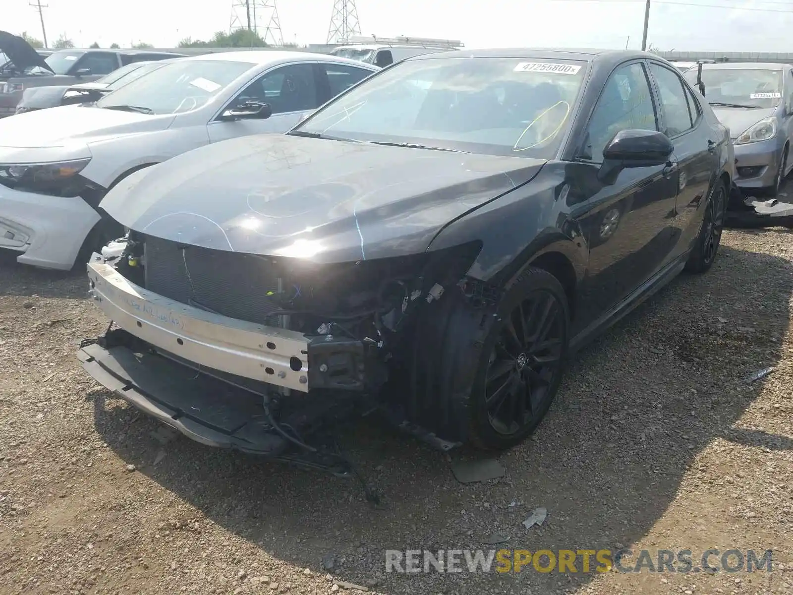 2 Photograph of a damaged car 4T1B61HK1KU809212 TOYOTA CAMRY 2019