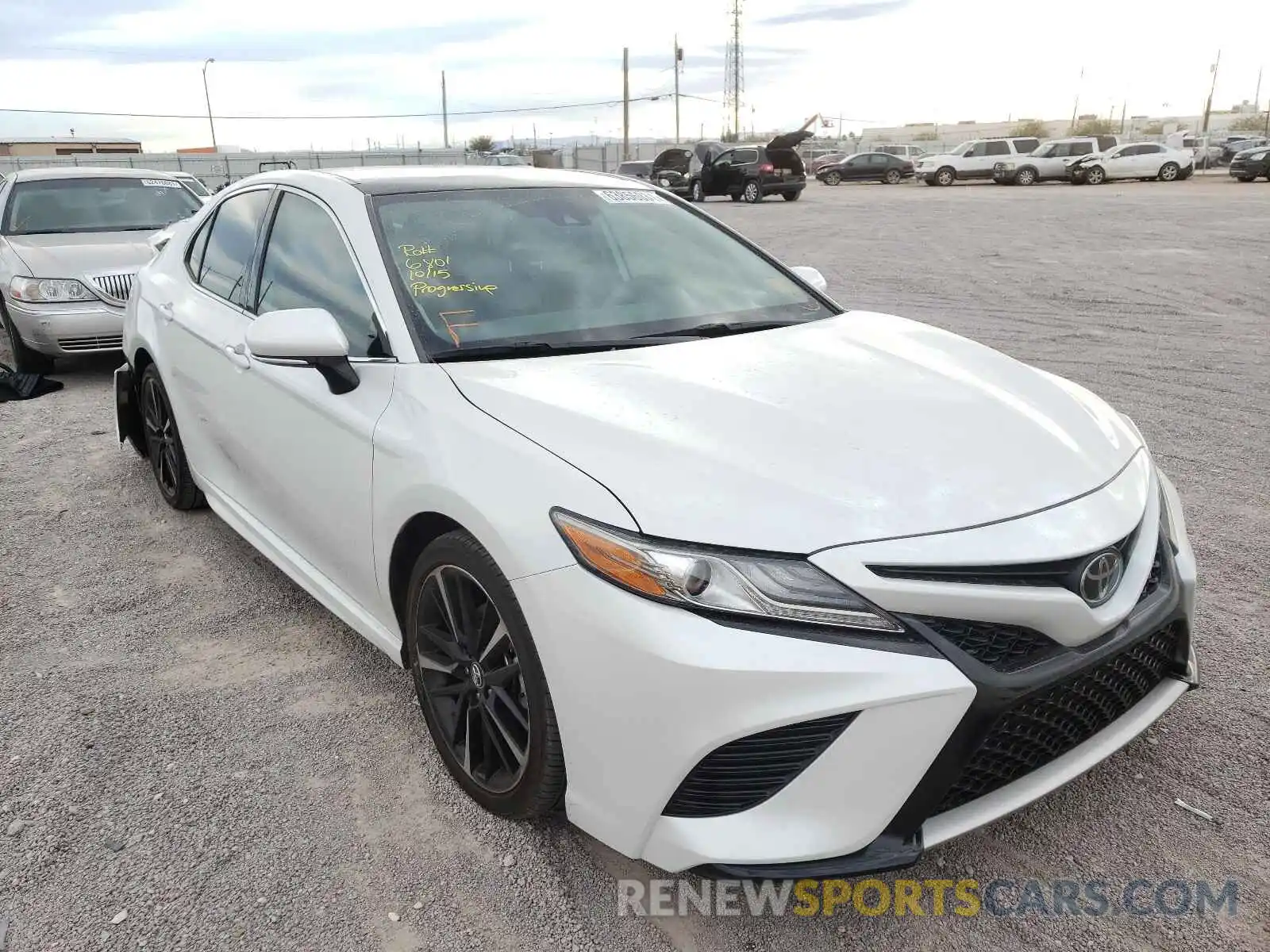 1 Photograph of a damaged car 4T1B61HK1KU856479 TOYOTA CAMRY 2019