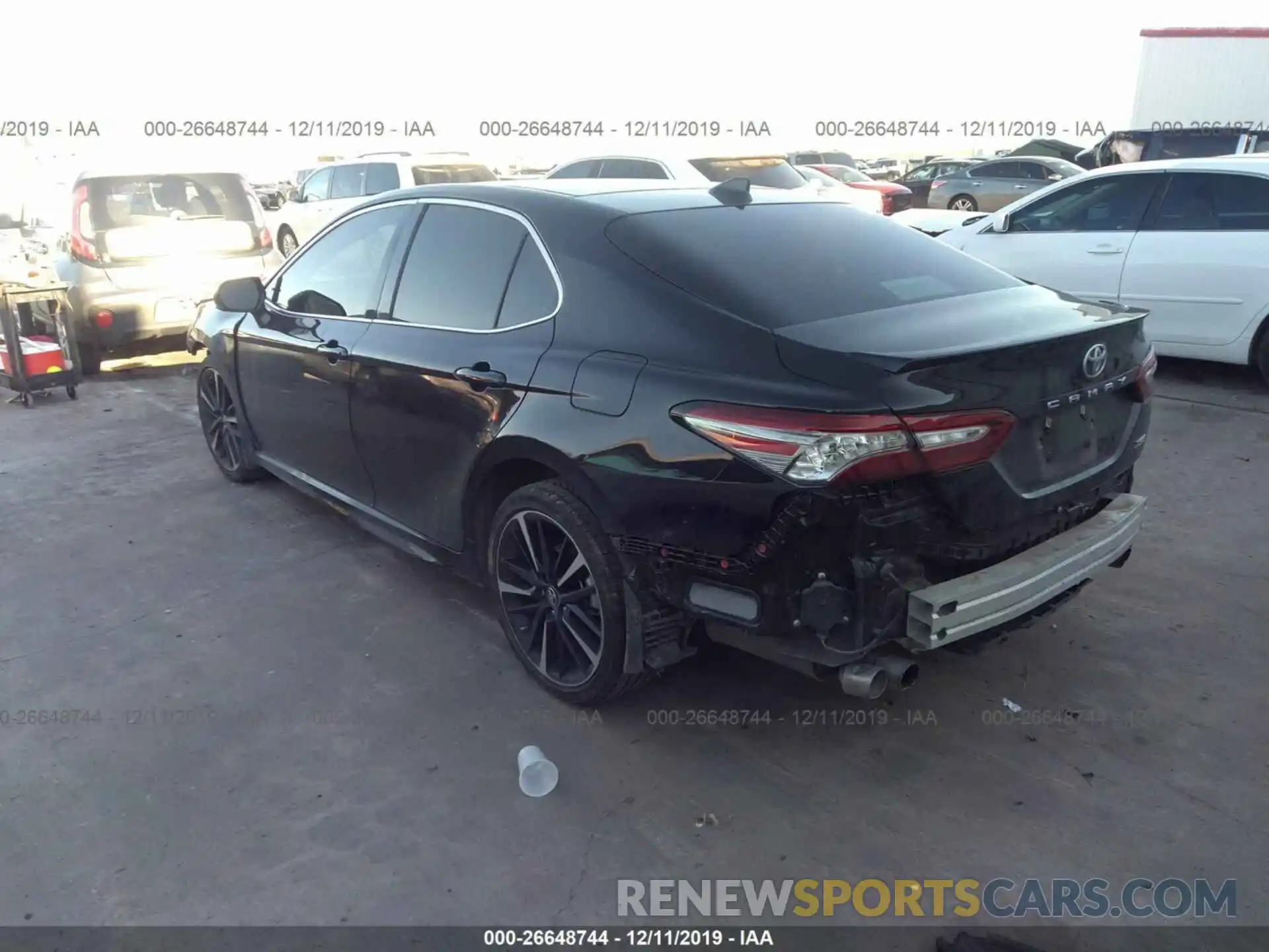 3 Photograph of a damaged car 4T1B61HK2KU167437 TOYOTA CAMRY 2019