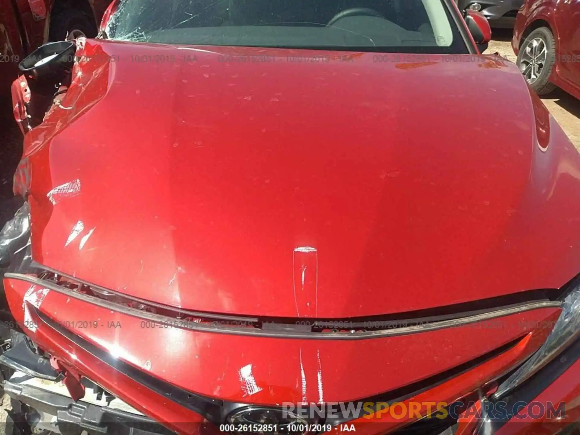 10 Photograph of a damaged car 4T1B61HK2KU169107 TOYOTA CAMRY 2019