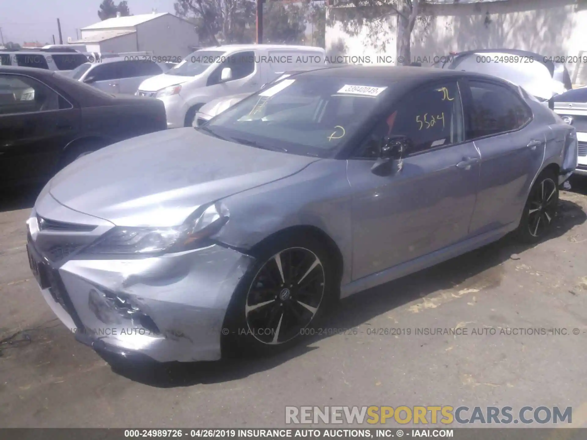 2 Photograph of a damaged car 4T1B61HK2KU169477 TOYOTA CAMRY 2019