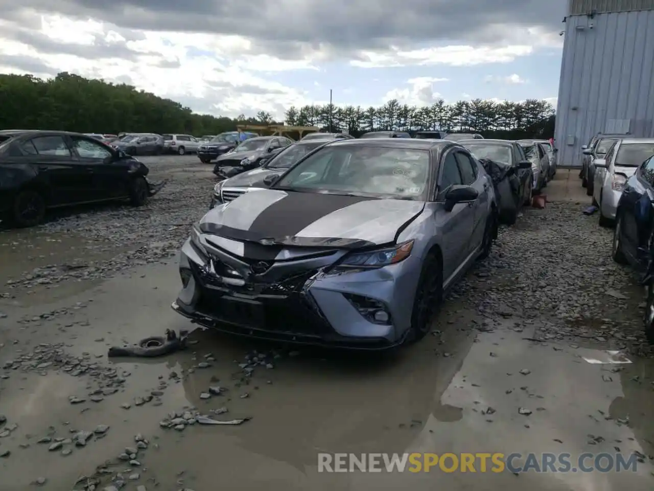 2 Photograph of a damaged car 4T1B61HK2KU172220 TOYOTA CAMRY 2019