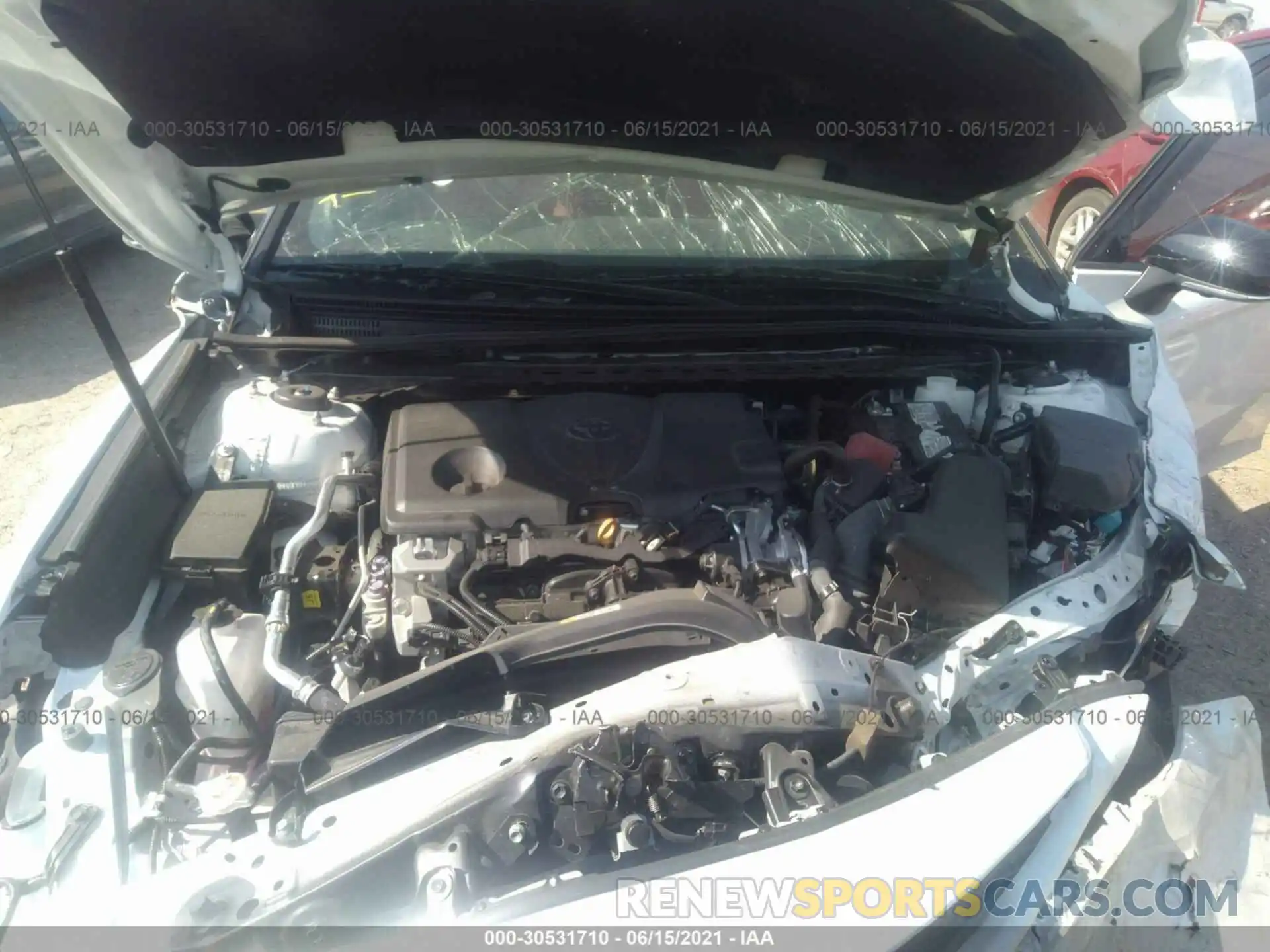 10 Photograph of a damaged car 4T1B61HK2KU172332 TOYOTA CAMRY 2019