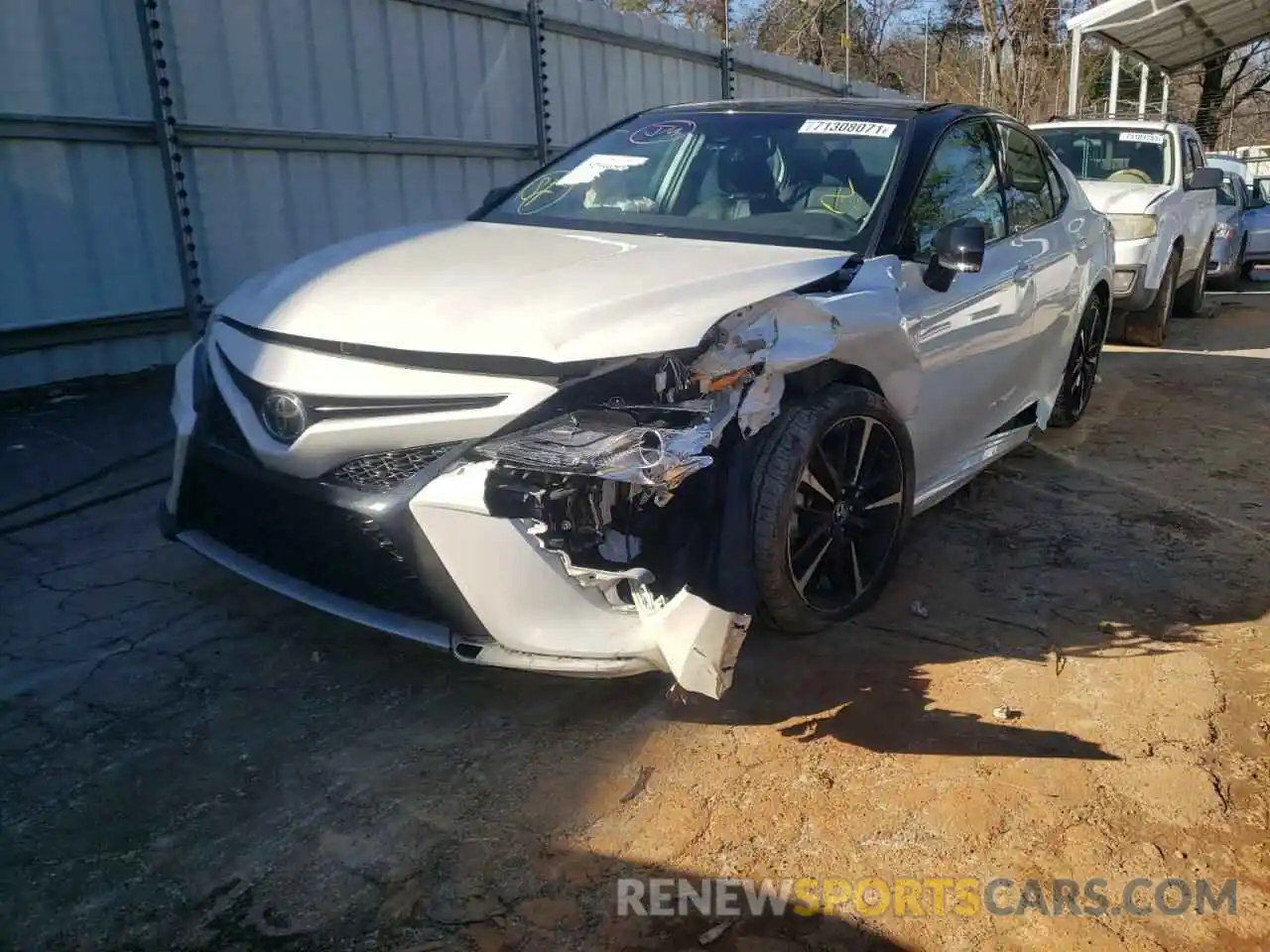 2 Photograph of a damaged car 4T1B61HK2KU174999 TOYOTA CAMRY 2019