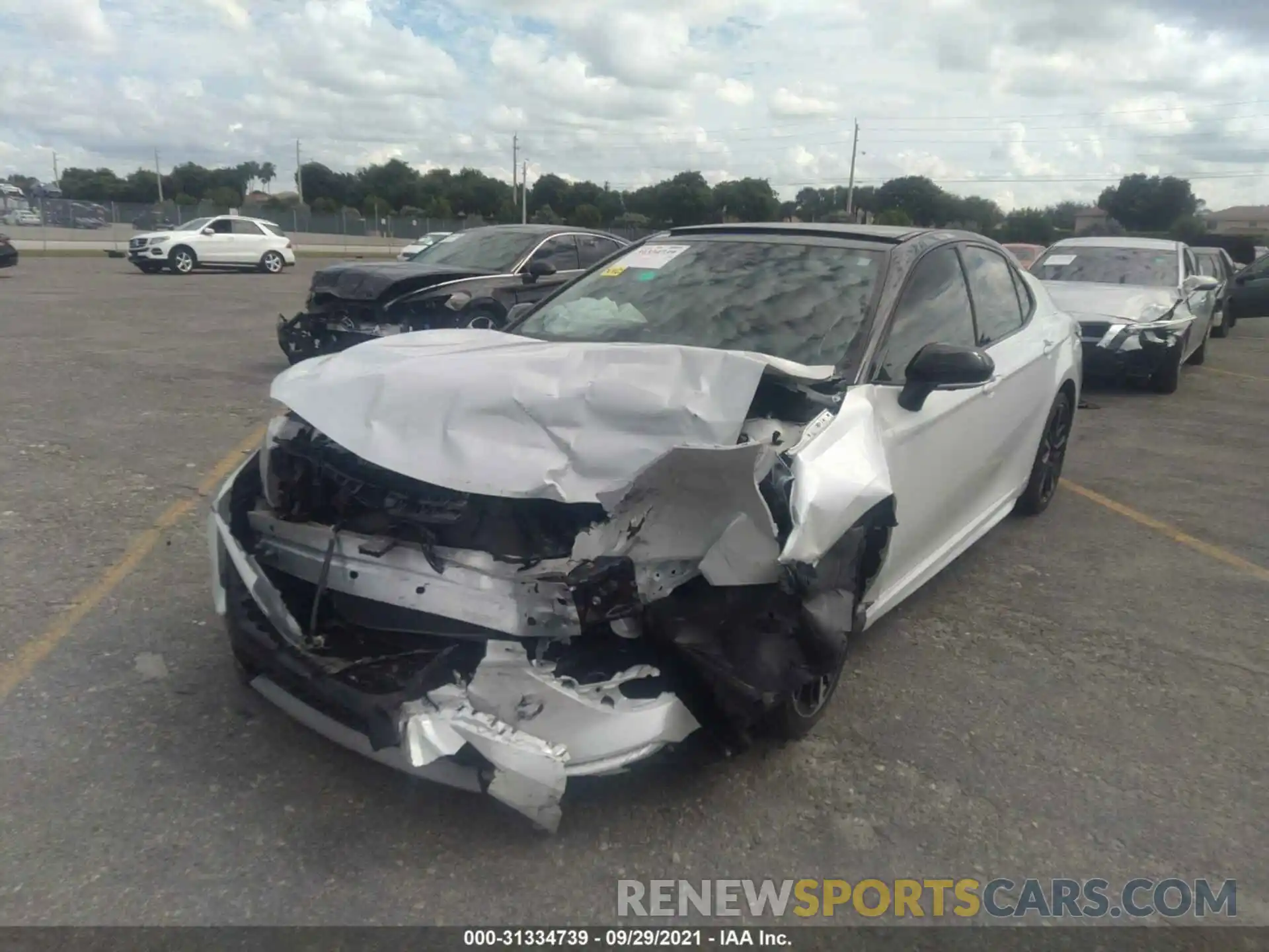 6 Photograph of a damaged car 4T1B61HK2KU182536 TOYOTA CAMRY 2019