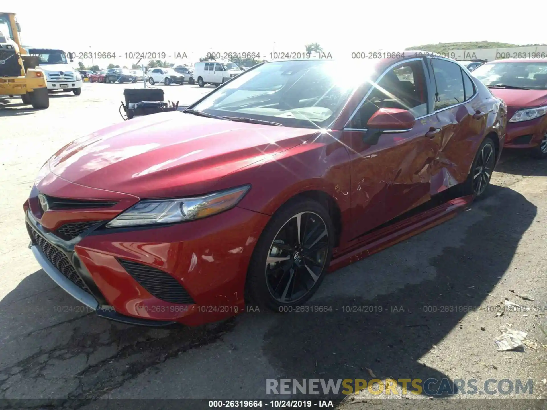 2 Photograph of a damaged car 4T1B61HK2KU194864 TOYOTA CAMRY 2019