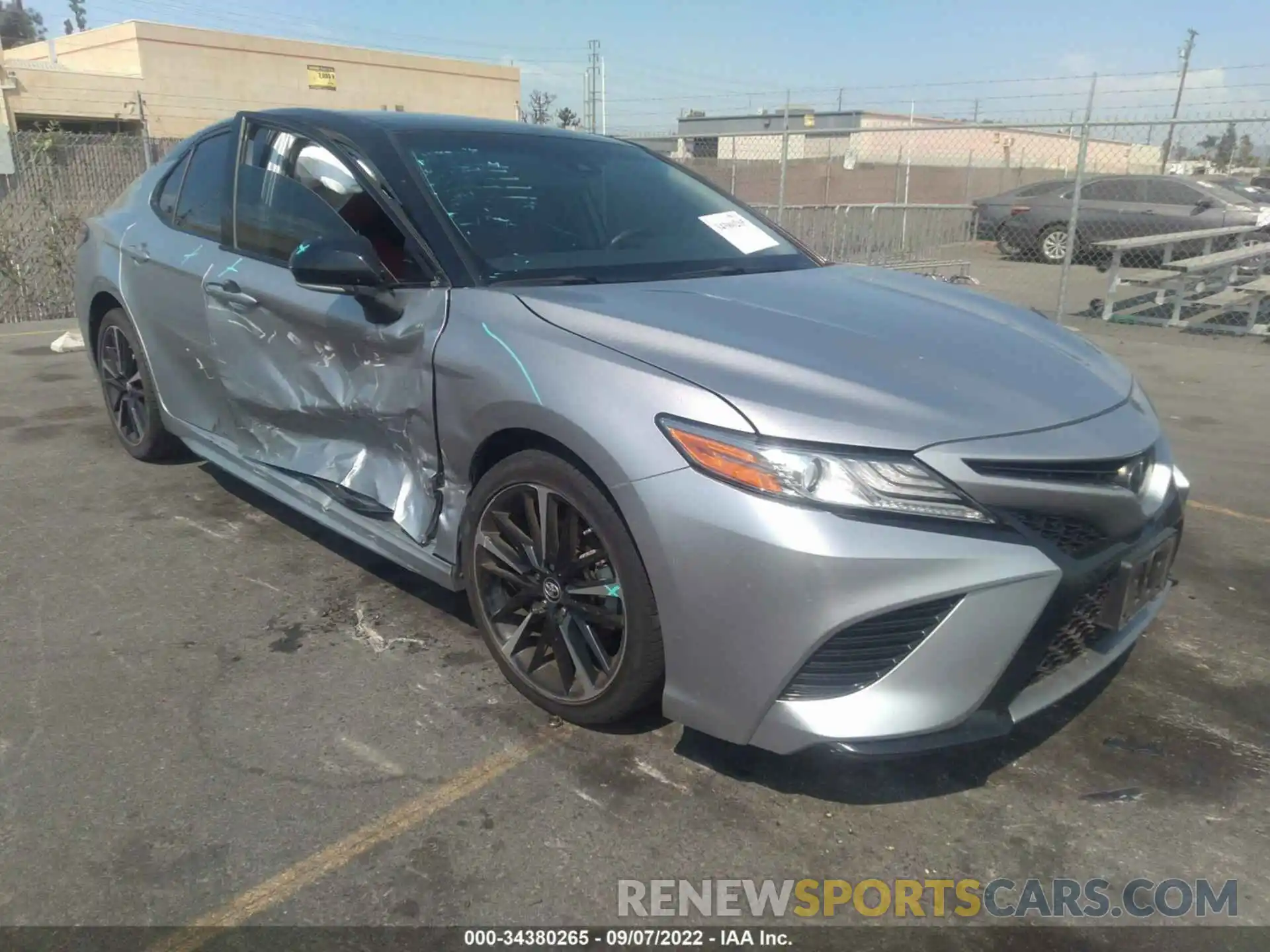 1 Photograph of a damaged car 4T1B61HK2KU216930 TOYOTA CAMRY 2019