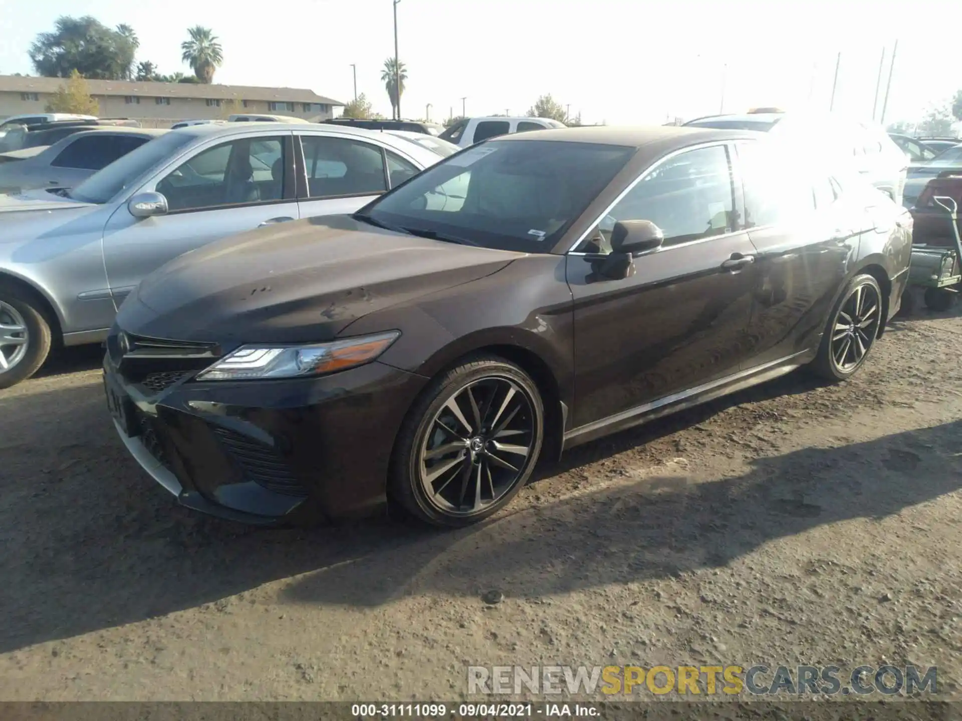 2 Photograph of a damaged car 4T1B61HK2KU219956 TOYOTA CAMRY 2019