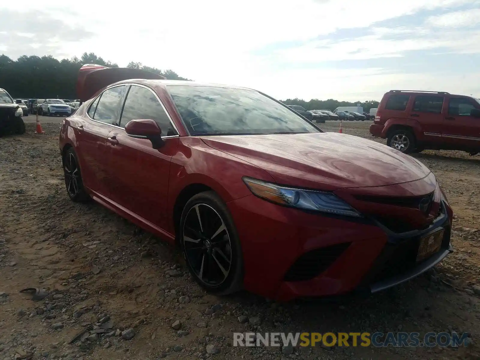 1 Photograph of a damaged car 4T1B61HK2KU258806 TOYOTA CAMRY 2019