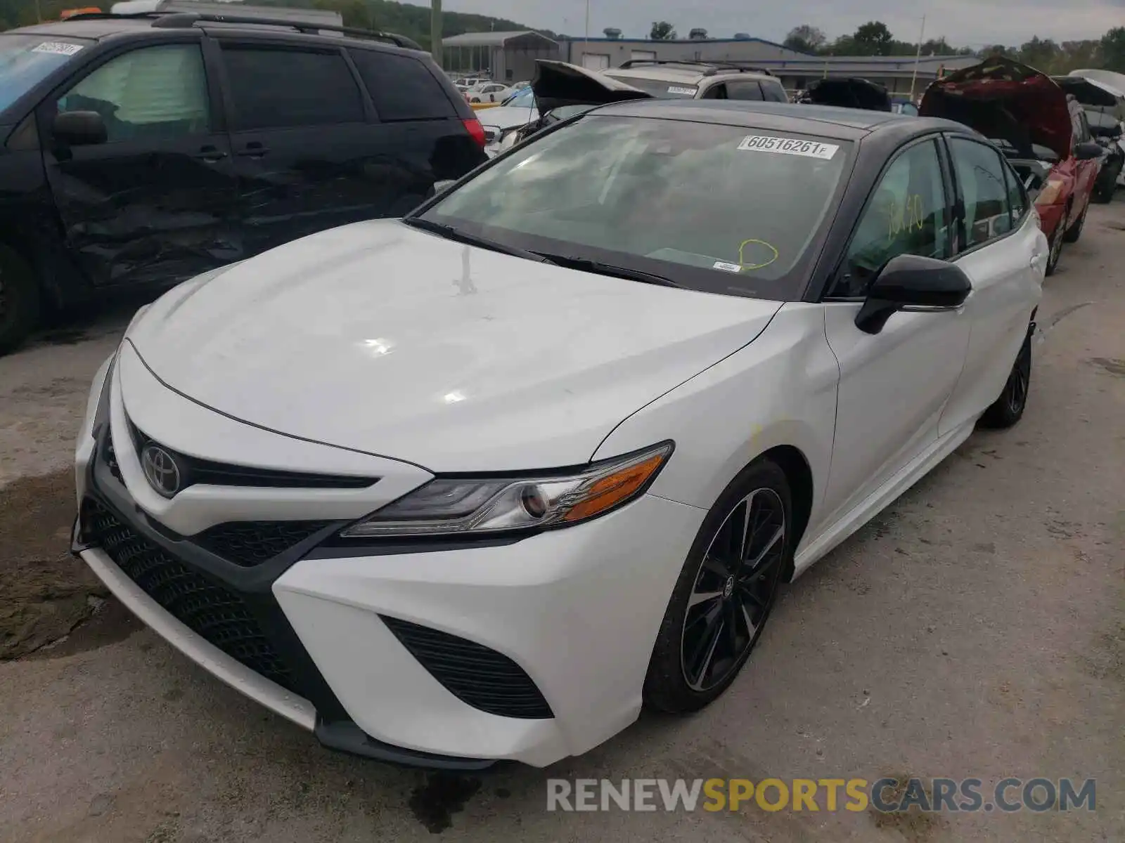 2 Photograph of a damaged car 4T1B61HK2KU278389 TOYOTA CAMRY 2019