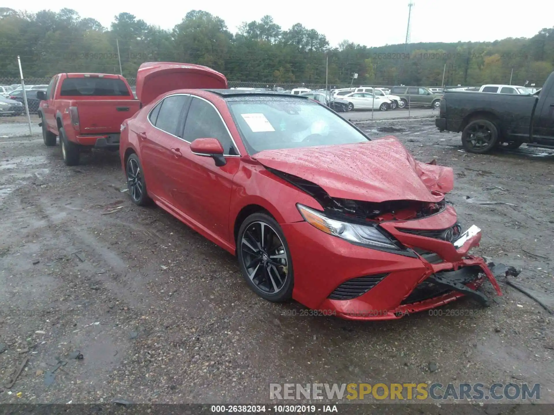 1 Photograph of a damaged car 4T1B61HK2KU294480 TOYOTA CAMRY 2019