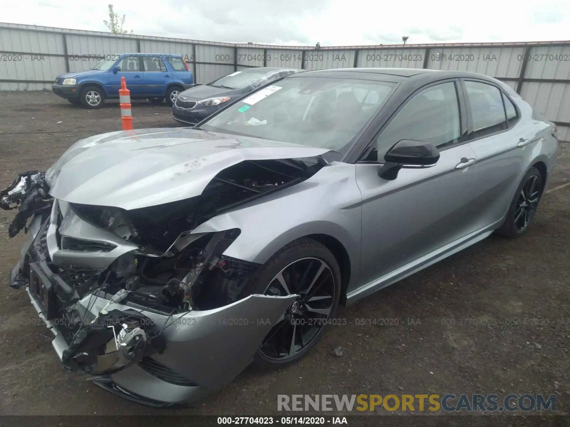 2 Photograph of a damaged car 4T1B61HK2KU296648 TOYOTA CAMRY 2019