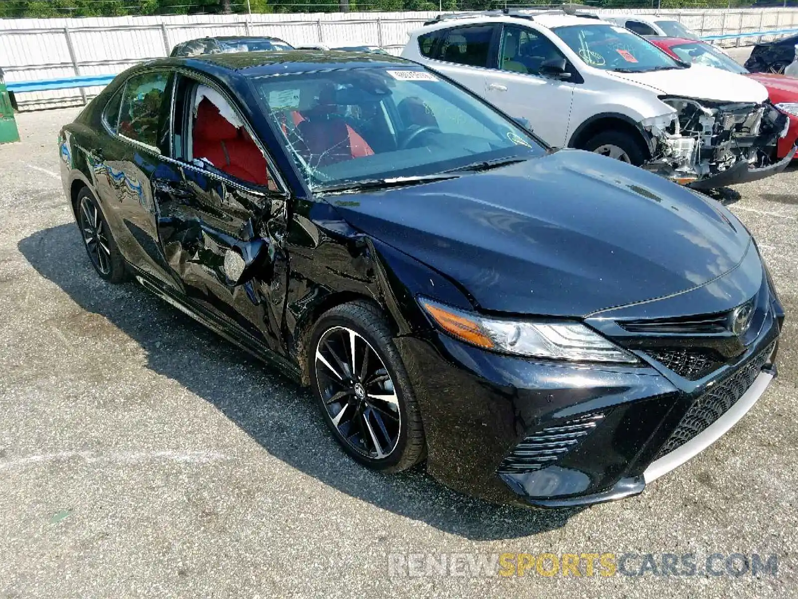 1 Photograph of a damaged car 4T1B61HK2KU728025 TOYOTA CAMRY 2019