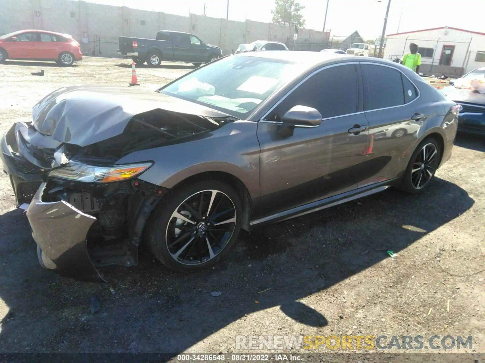 2 Photograph of a damaged car 4T1B61HK2KU745438 TOYOTA CAMRY 2019