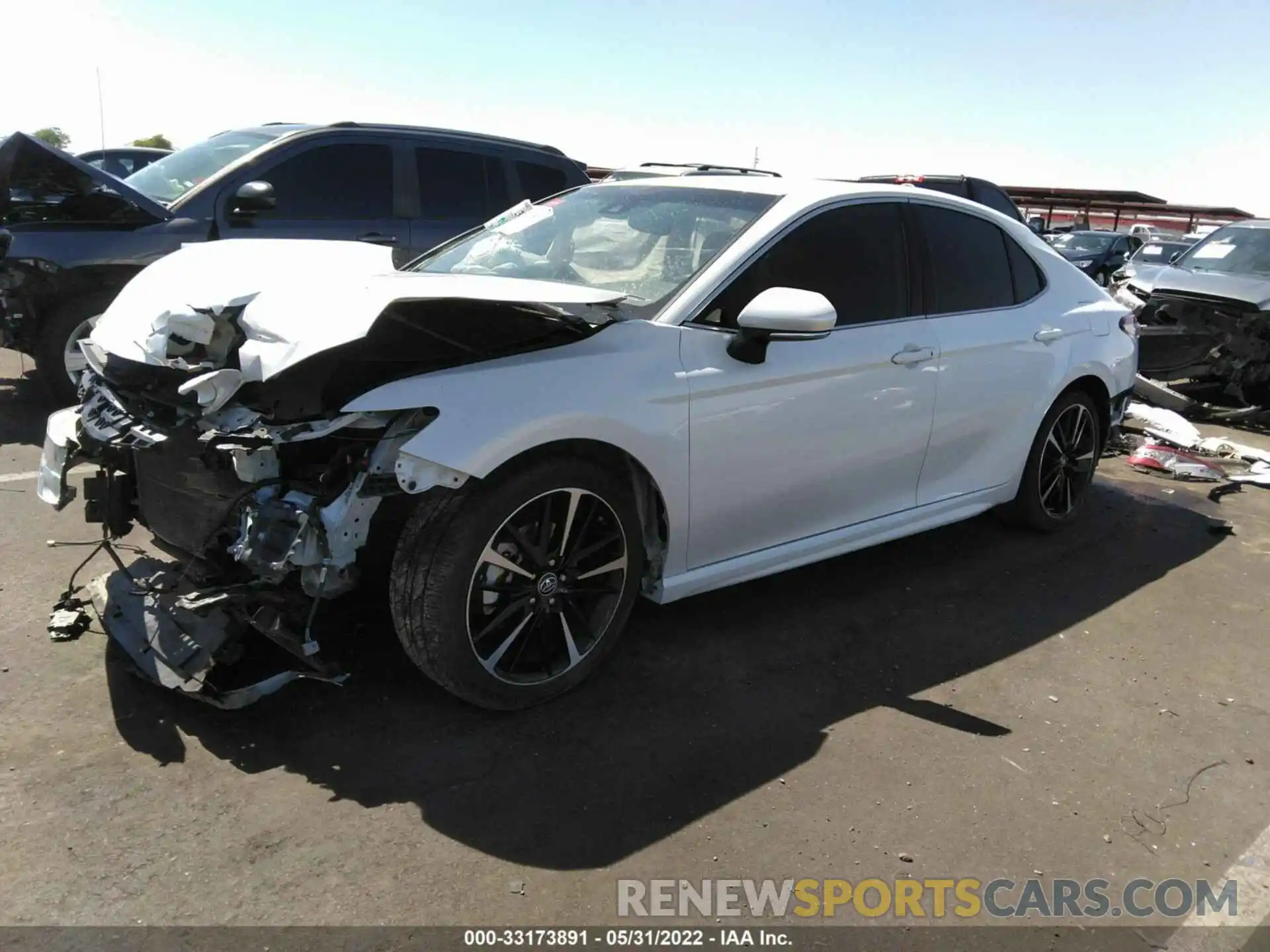 2 Photograph of a damaged car 4T1B61HK2KU753121 TOYOTA CAMRY 2019