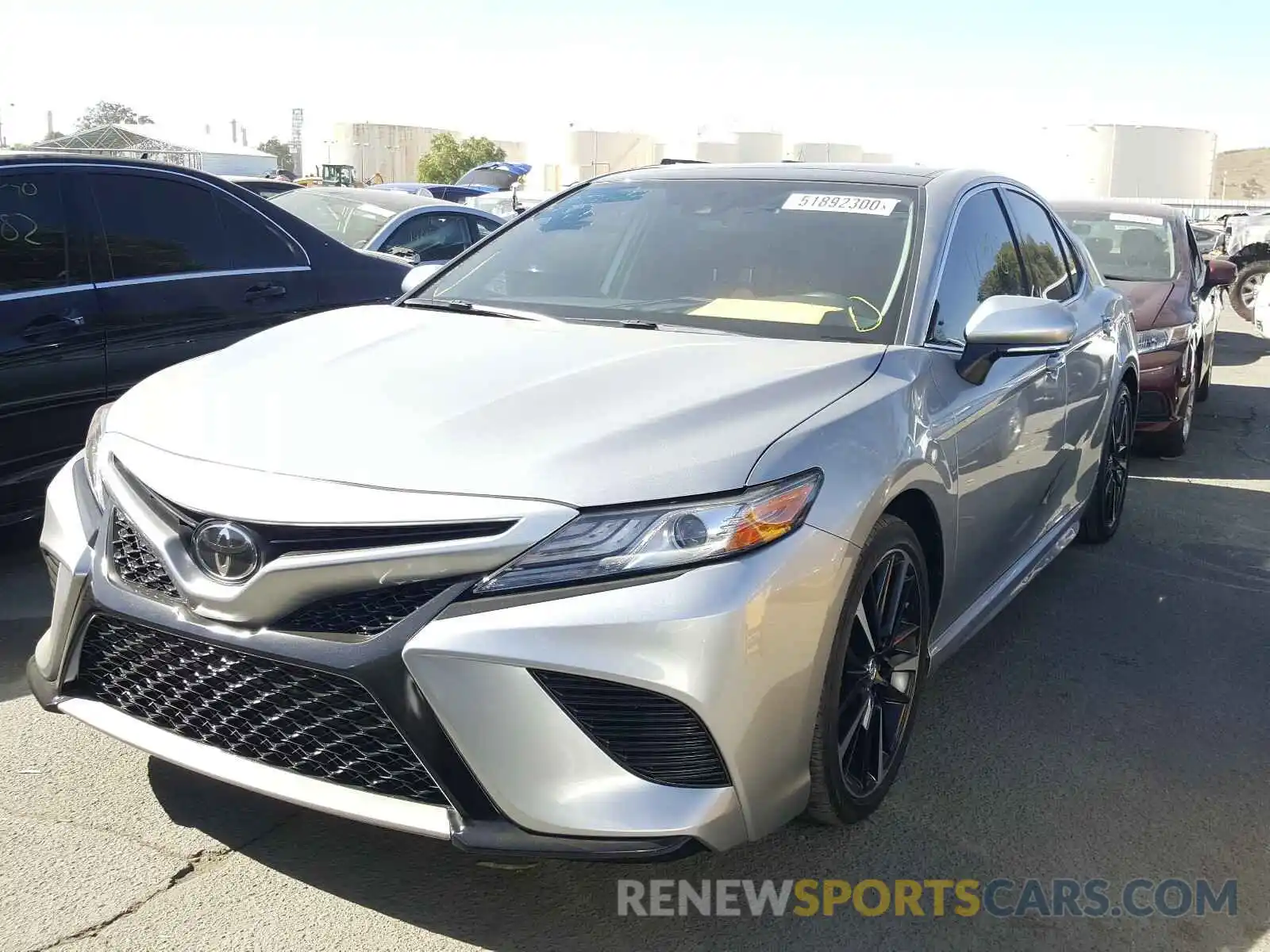 2 Photograph of a damaged car 4T1B61HK2KU760313 TOYOTA CAMRY 2019