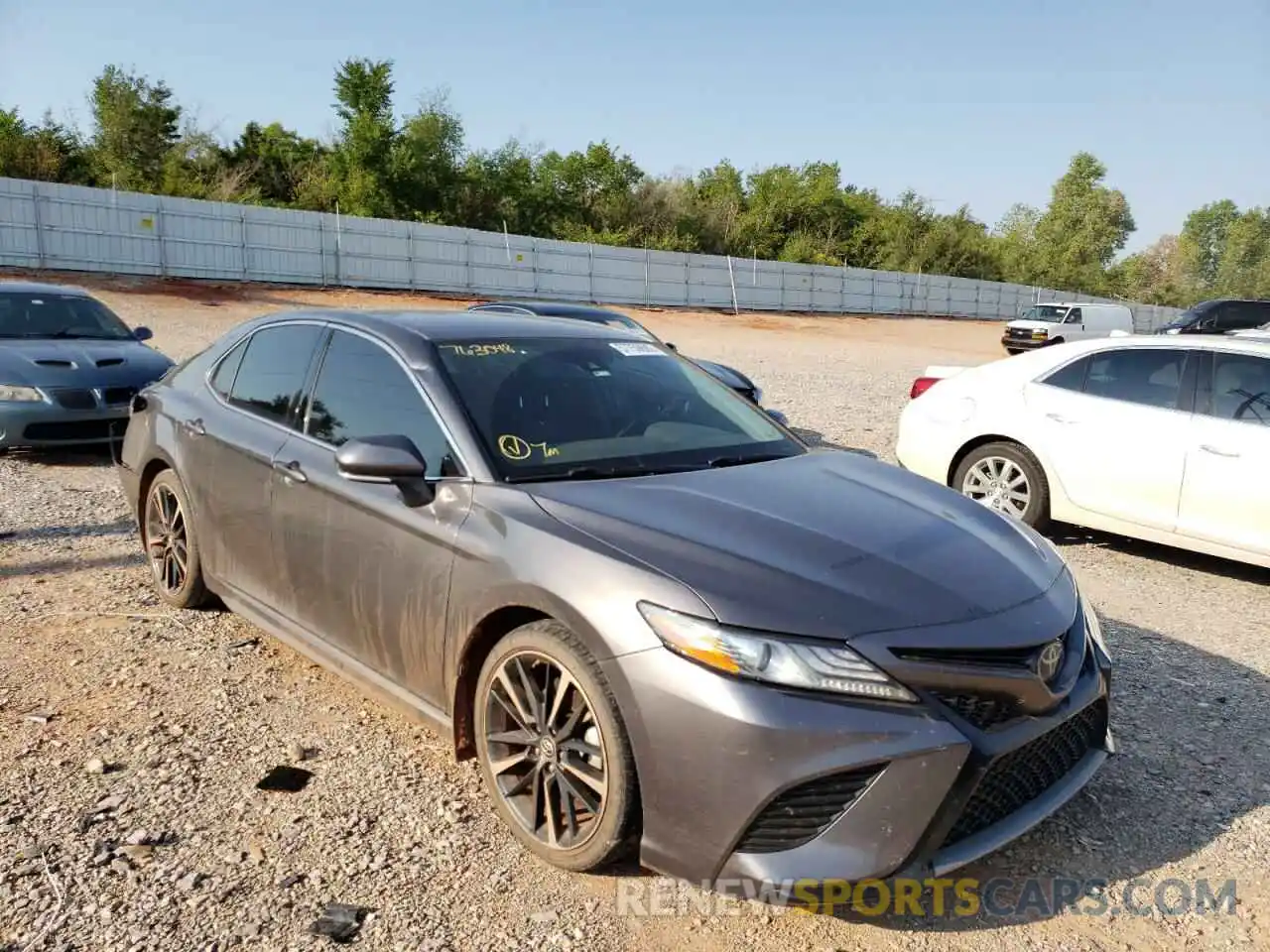 1 Photograph of a damaged car 4T1B61HK2KU763048 TOYOTA CAMRY 2019