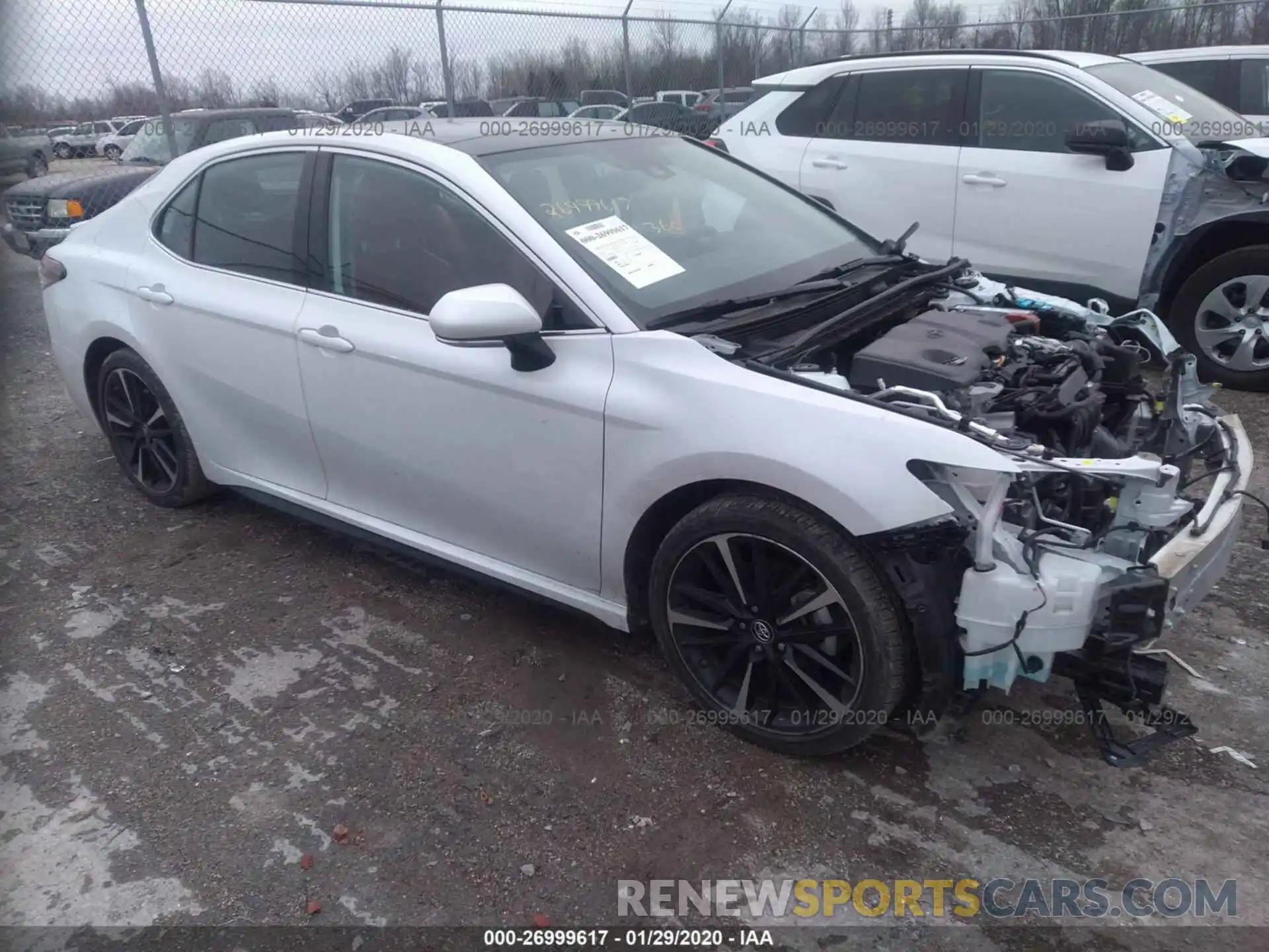 1 Photograph of a damaged car 4T1B61HK2KU763938 TOYOTA CAMRY 2019