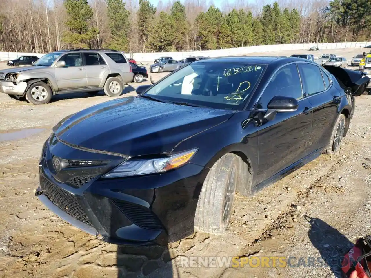 2 Photograph of a damaged car 4T1B61HK2KU771702 TOYOTA CAMRY 2019