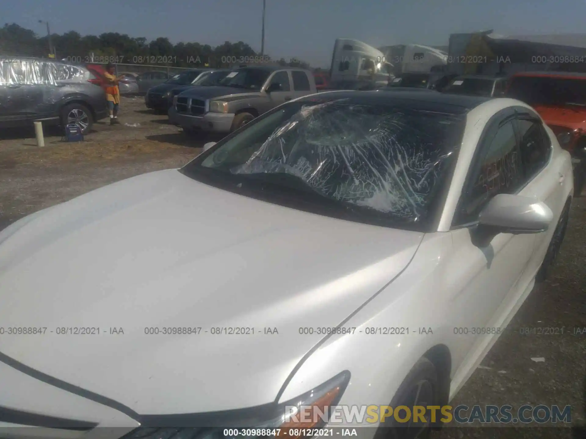 6 Photograph of a damaged car 4T1B61HK2KU802026 TOYOTA CAMRY 2019