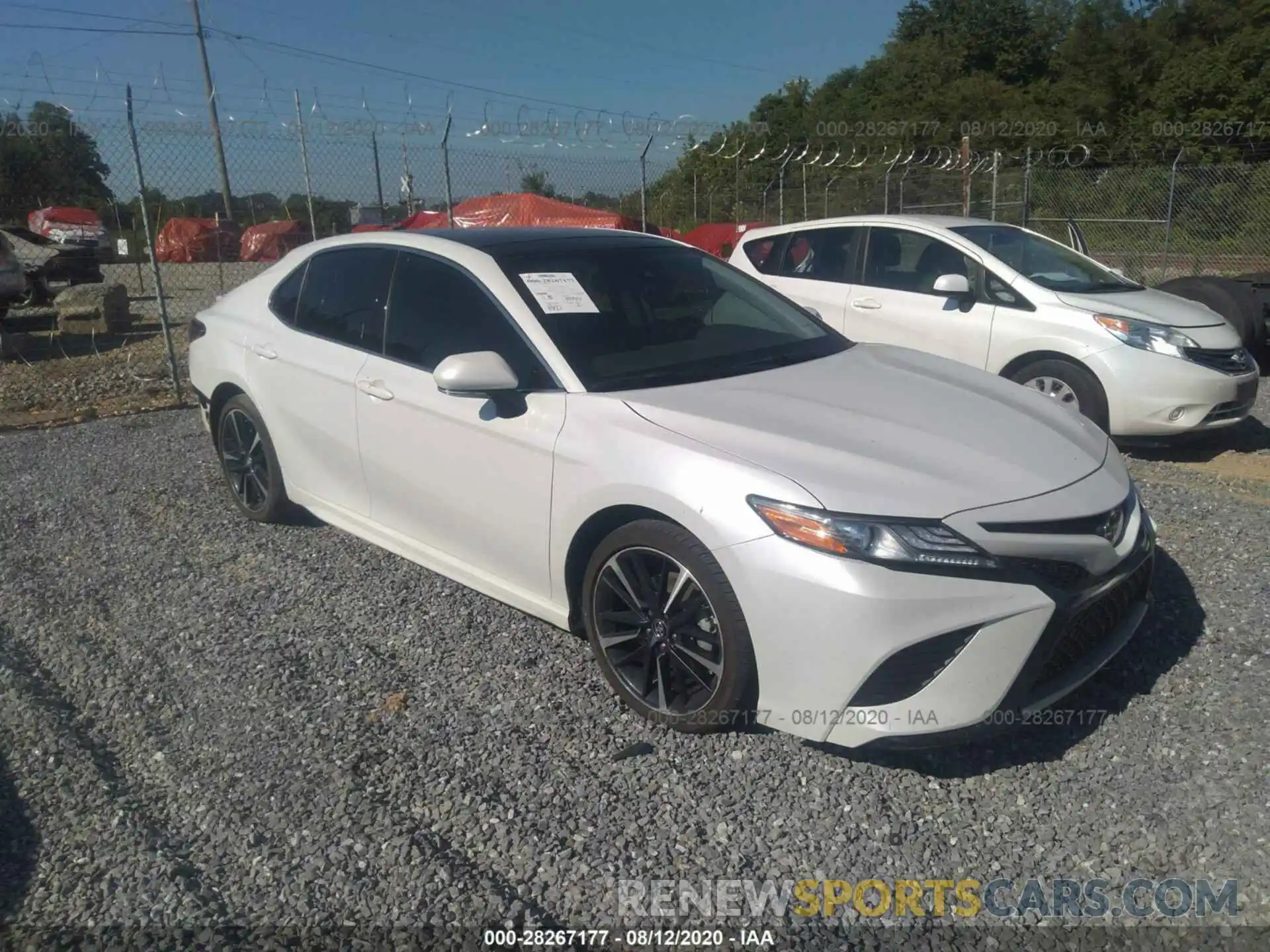 1 Photograph of a damaged car 4T1B61HK2KU807632 TOYOTA CAMRY 2019