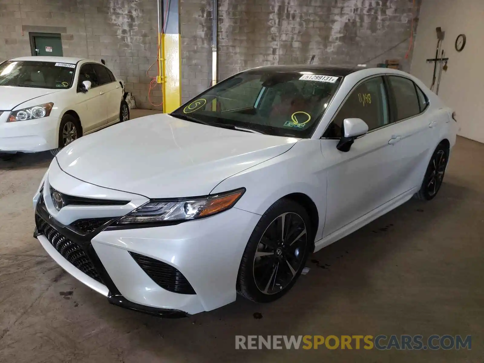 2 Photograph of a damaged car 4T1B61HK2KU819022 TOYOTA CAMRY 2019