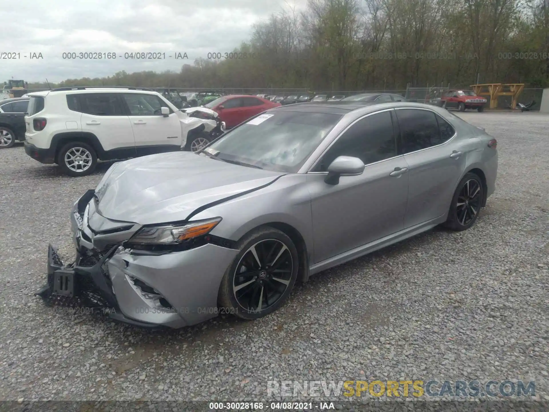 2 Photograph of a damaged car 4T1B61HK2KU835723 TOYOTA CAMRY 2019